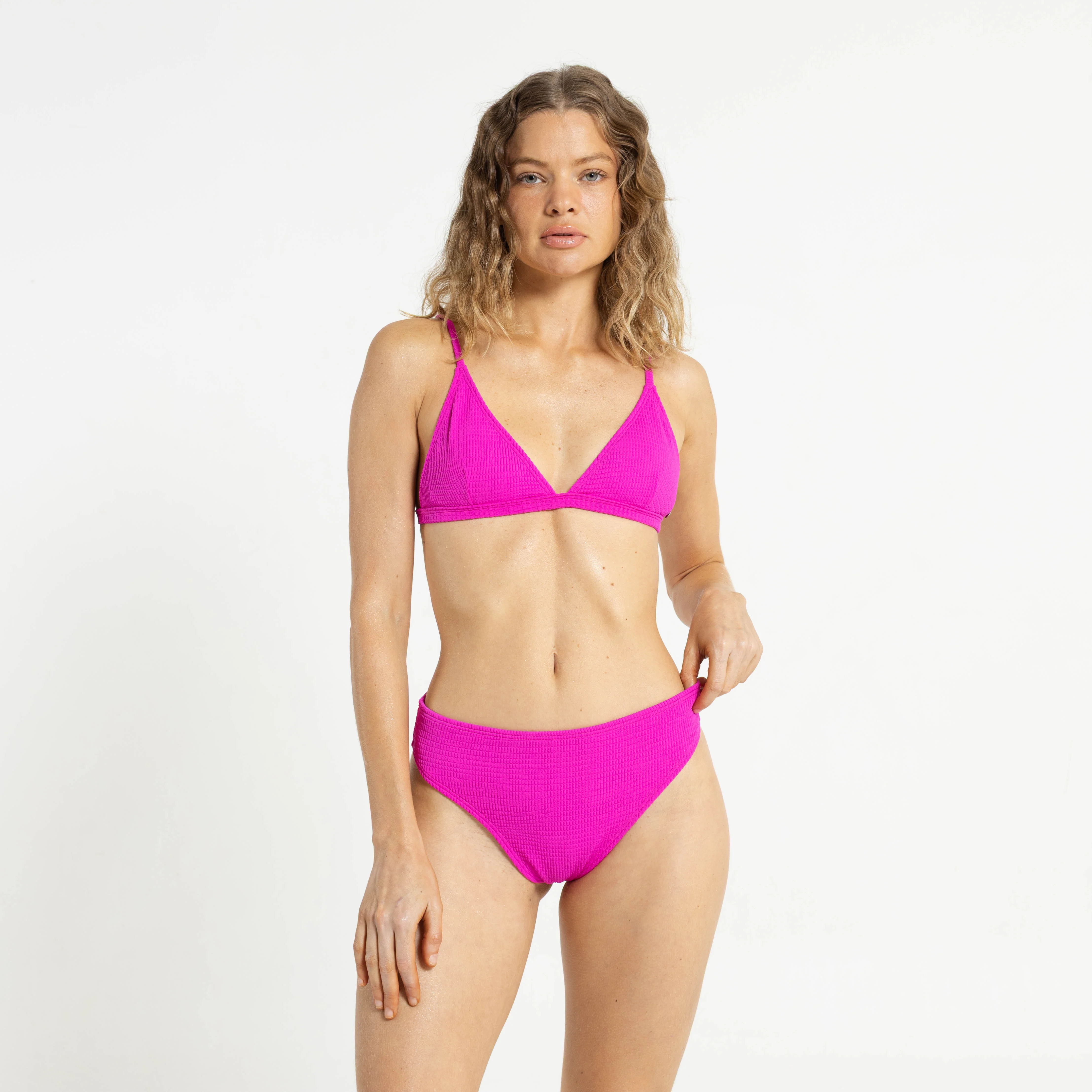 Bikini Bajo Rusty Sandalwood Culote Bik Pant Ld Fuchsia - Image 3