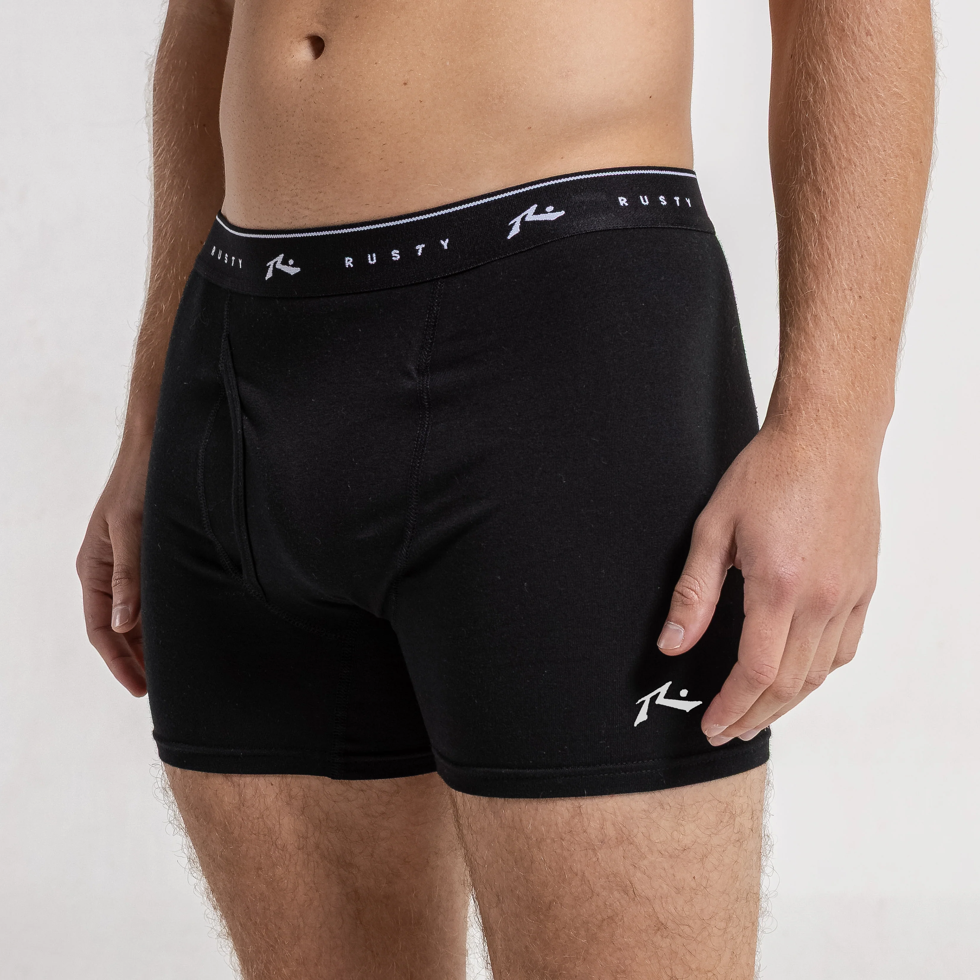 Boxer Rusty Franks Packx3 Boxer Jr* Black - Image 5