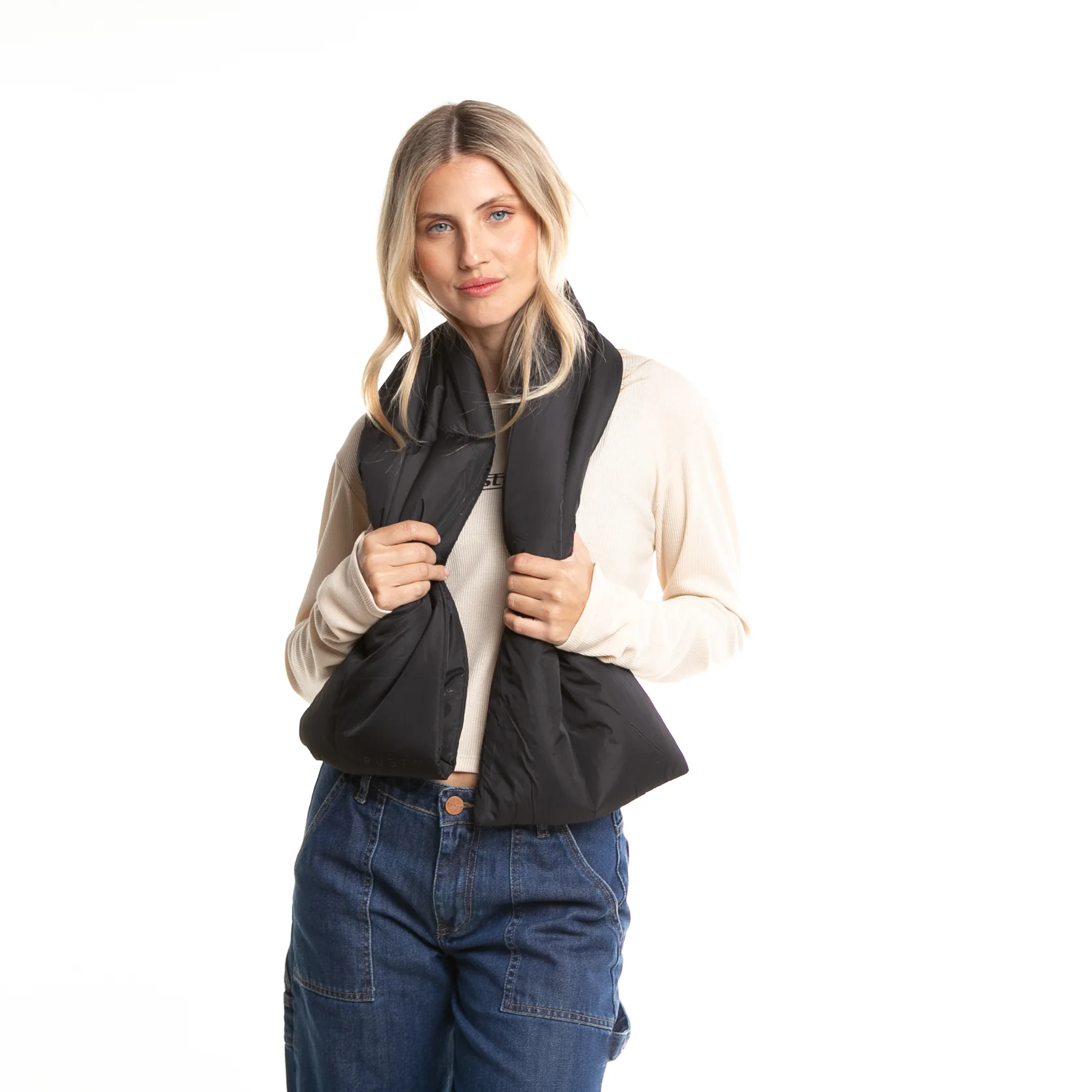 Bufanda Rusty Tracy Scarf Ld* Black