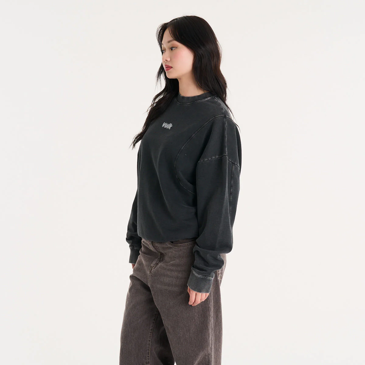 Buzo Vulk Diffuse Crew Black - Image 3
