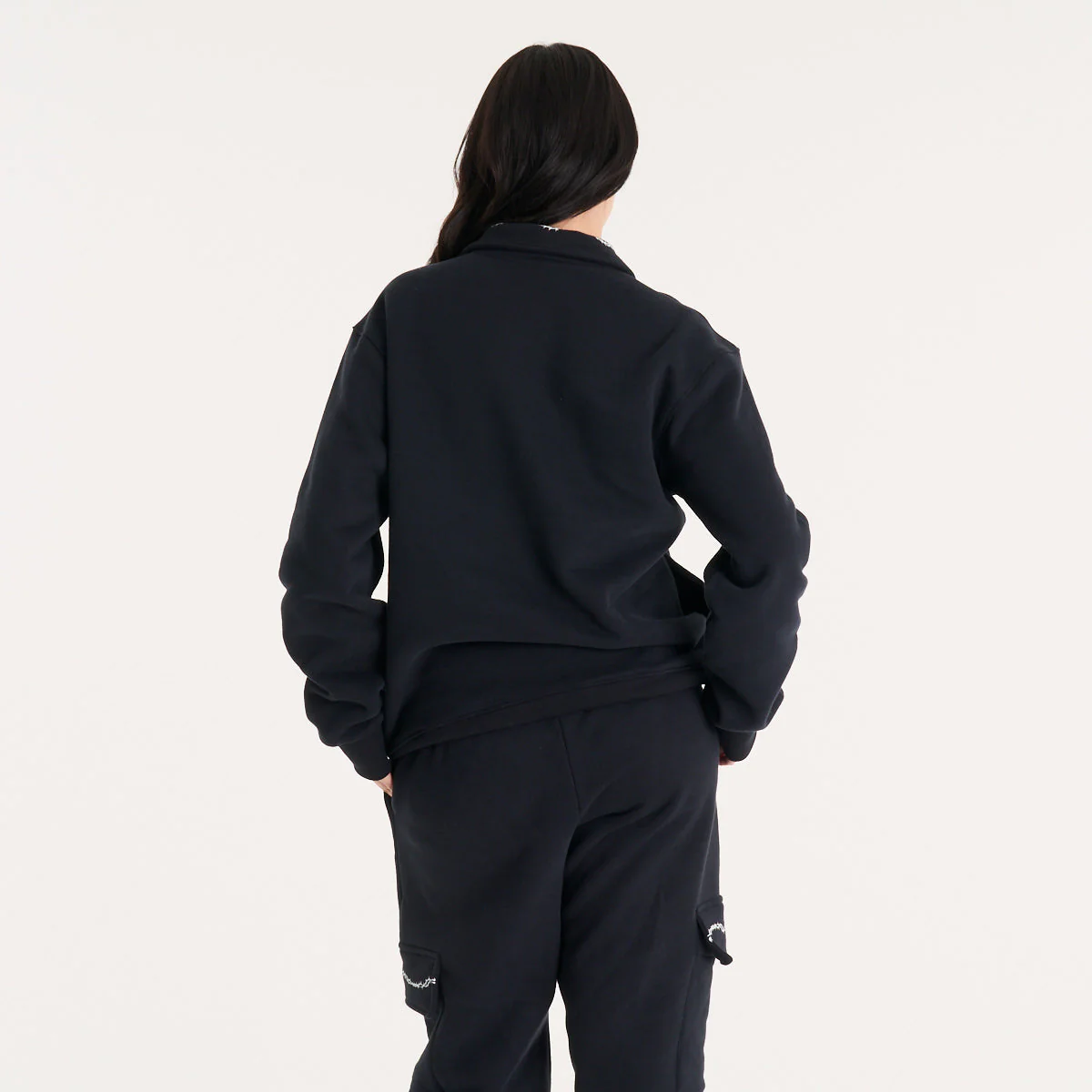 Buzo Vulk Felix Half Zip Black - Image 9