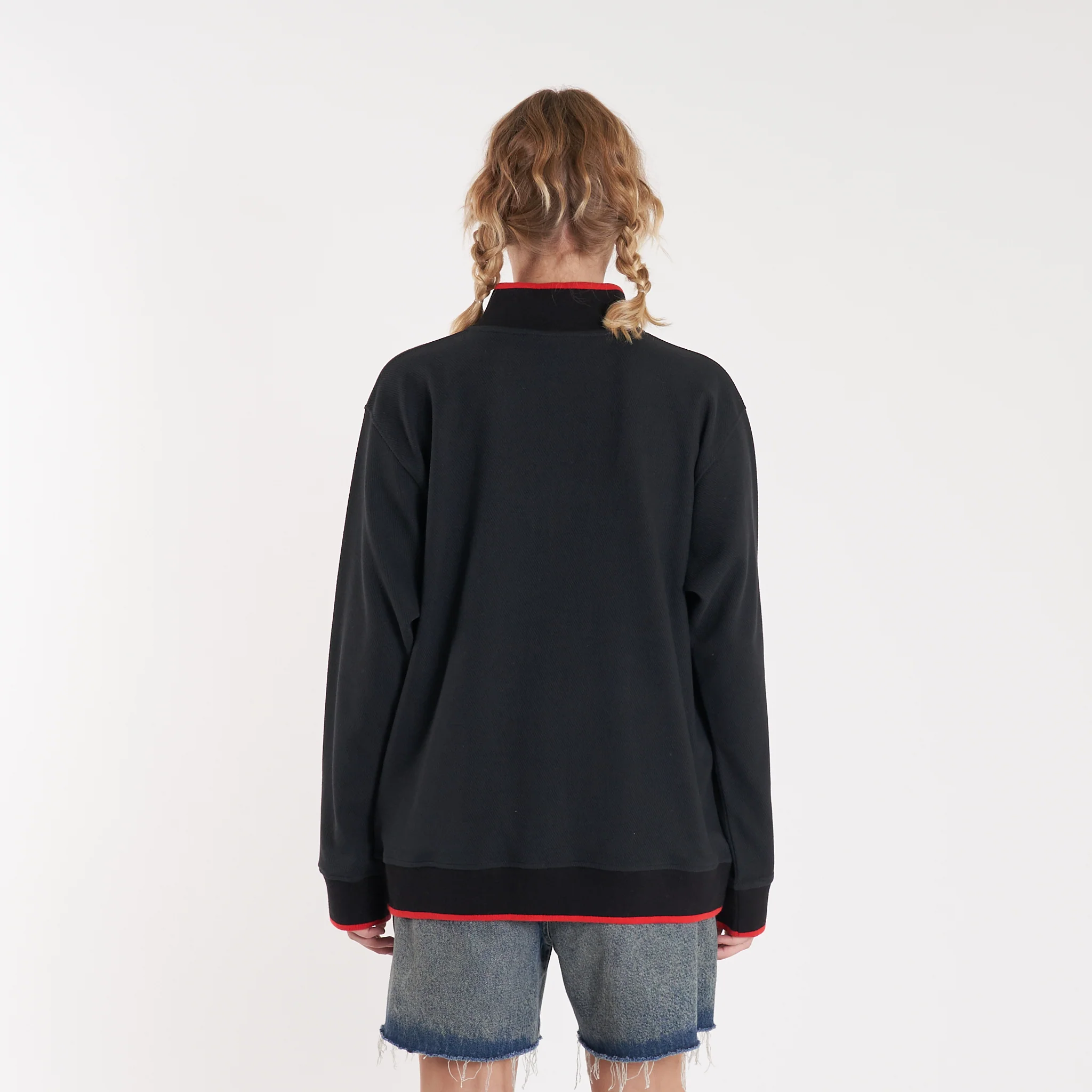 Buzo Vulk Vacation Half Zip Black - Image 11