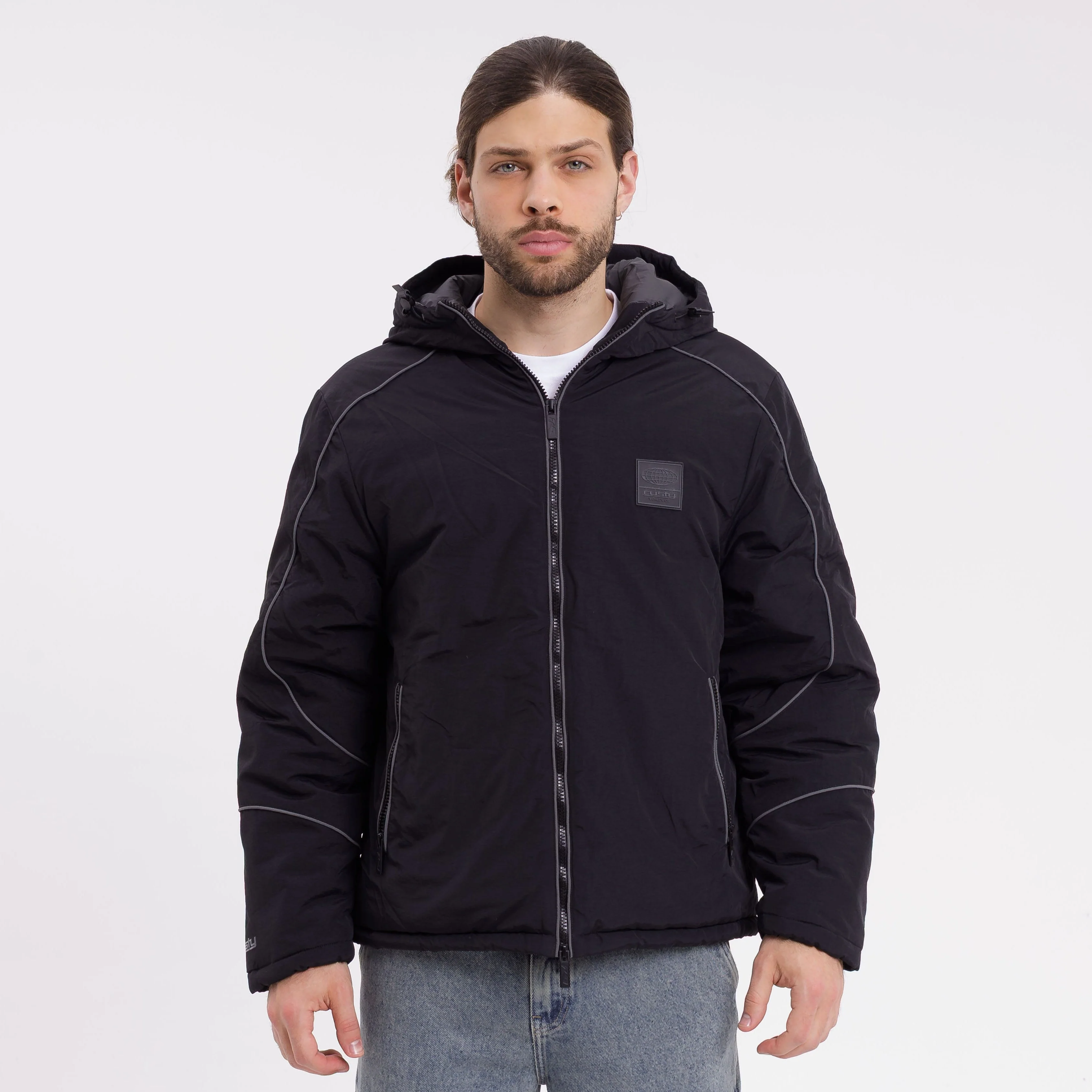 Campera Abrigo Rusty Adak Jacket Black - Image 2