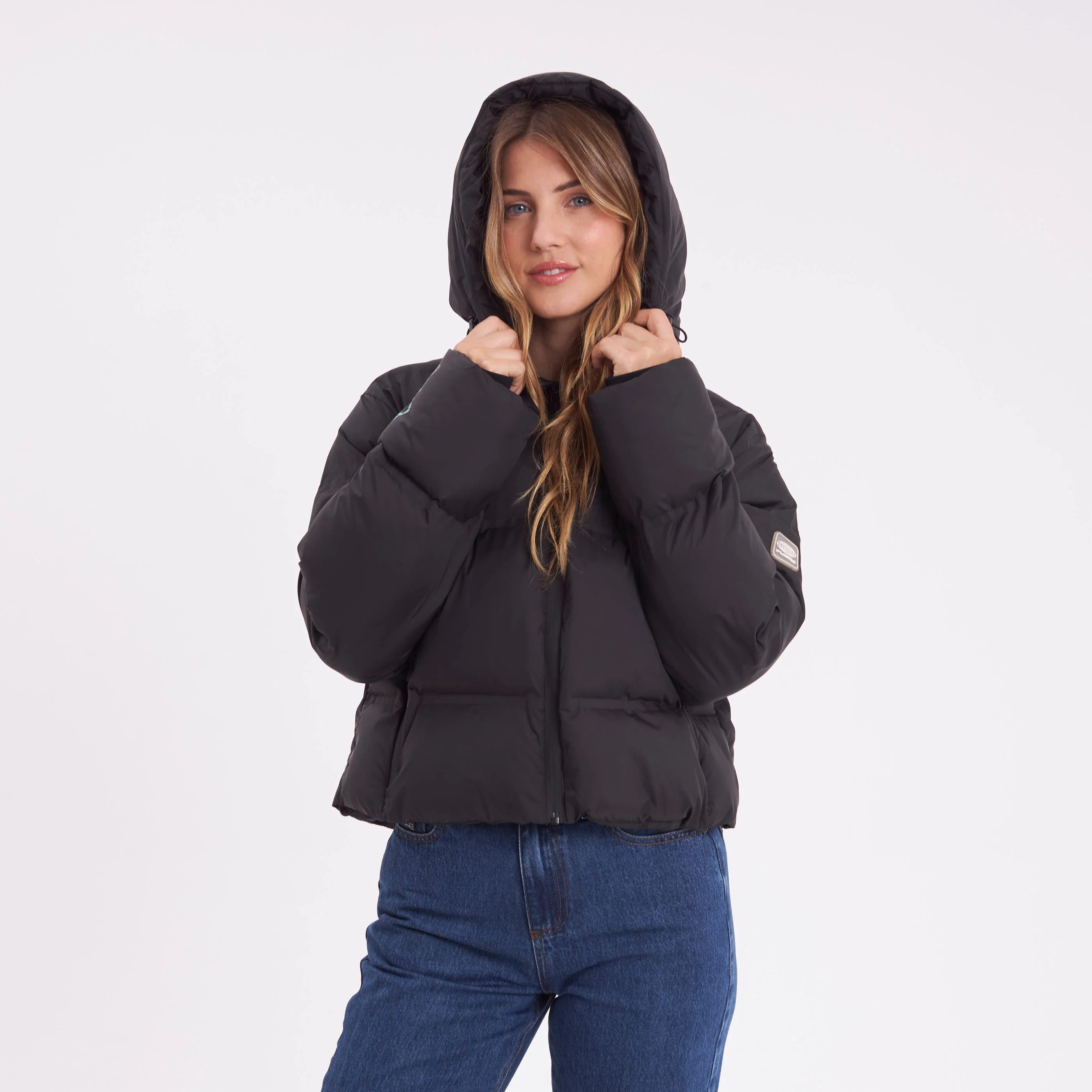Campera Abrigo Rusty Better Now Puffer Coat Ld Black - Image 3
