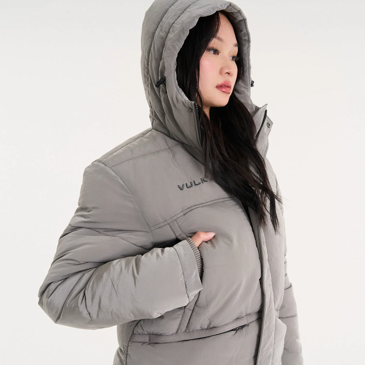 Campera Abrigo Vulk Stellar Jacket Grey - Image 4
