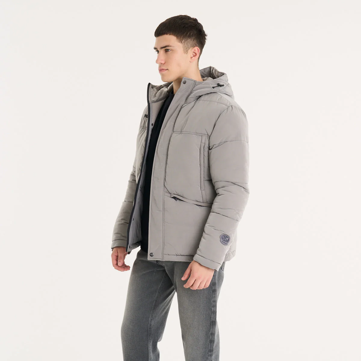 Campera Abrigo Vulk Stellar Jacket Grey - Image 5