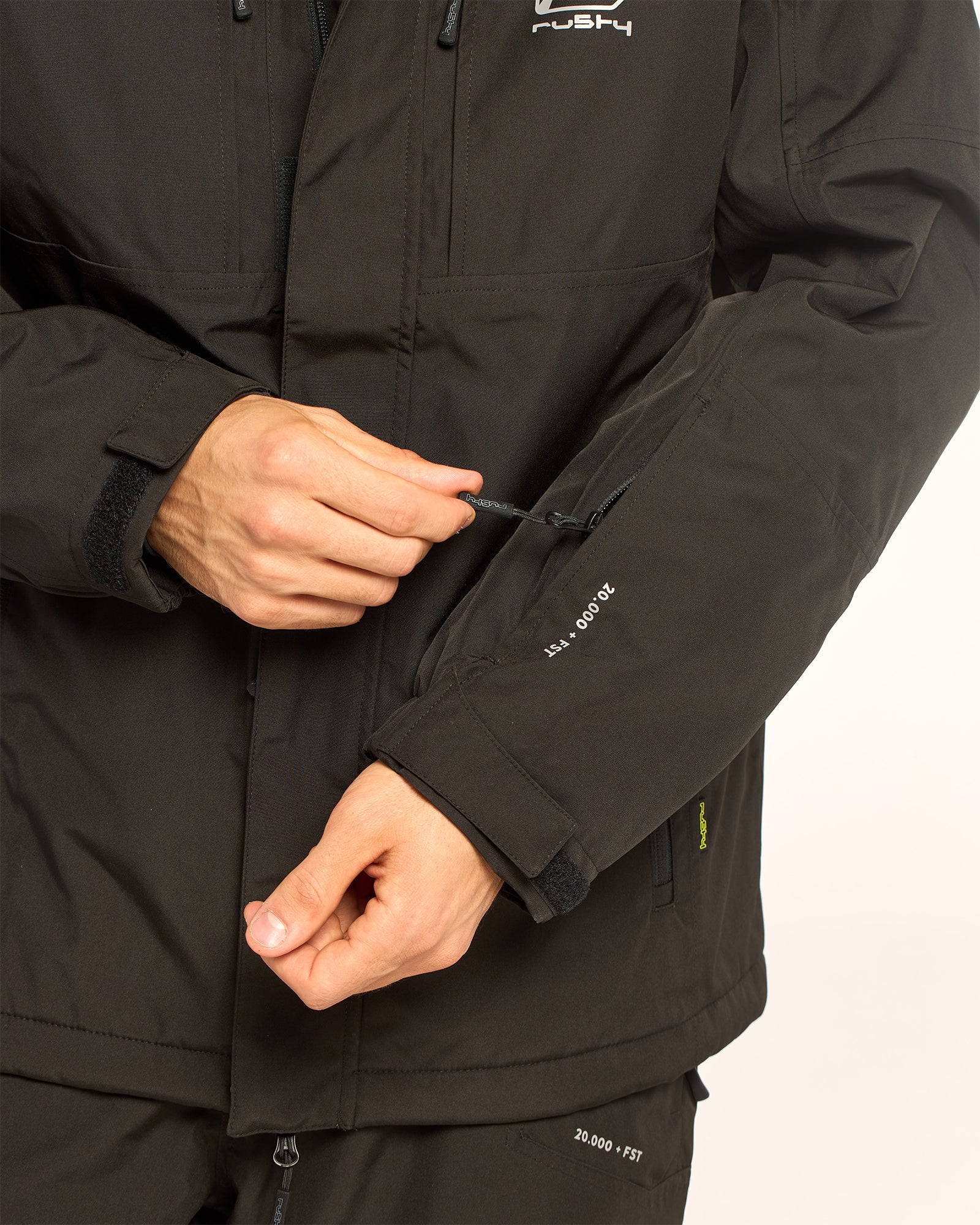 Campera Abrigo Snow Rusty Rabbit Mens Snow Jacket Black - Image 7
