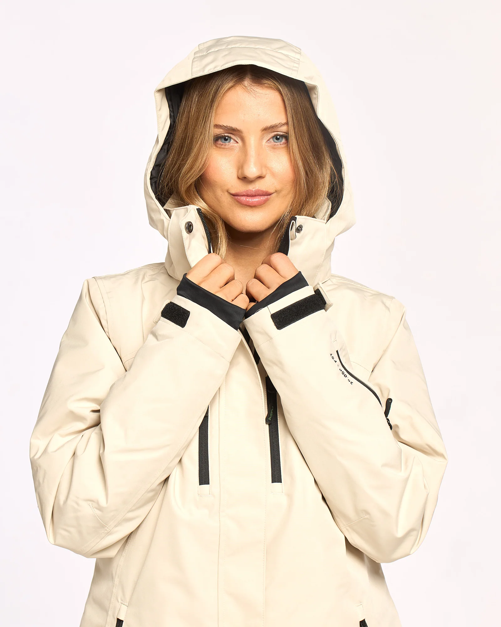 Campera Abrigo Snow Rusty Feelin Womens Snow Jacket Ld Oatmilk - Image 6
