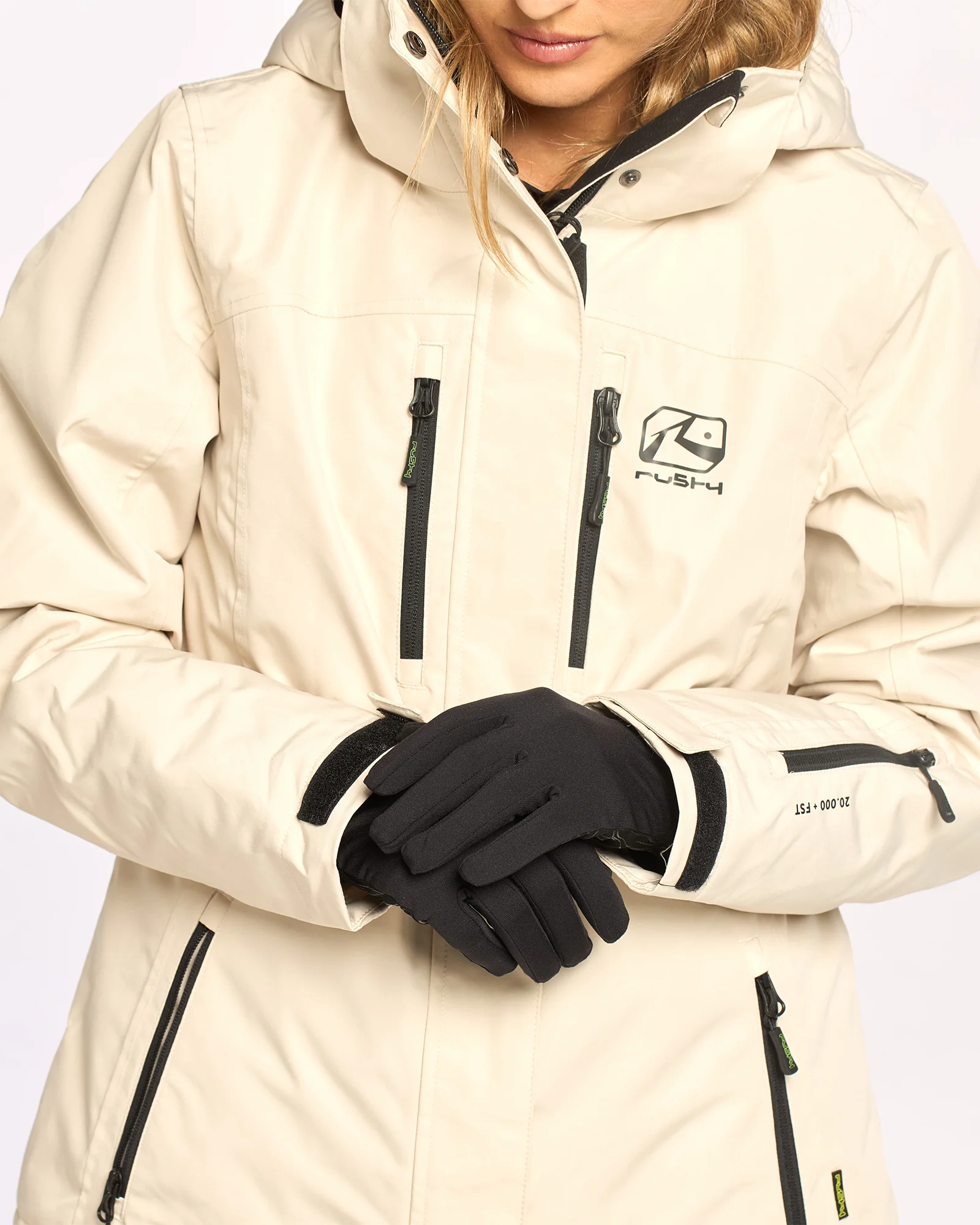 Campera Abrigo Snow Rusty Feelin Womens Snow Jacket Ld Oatmilk - Image 7