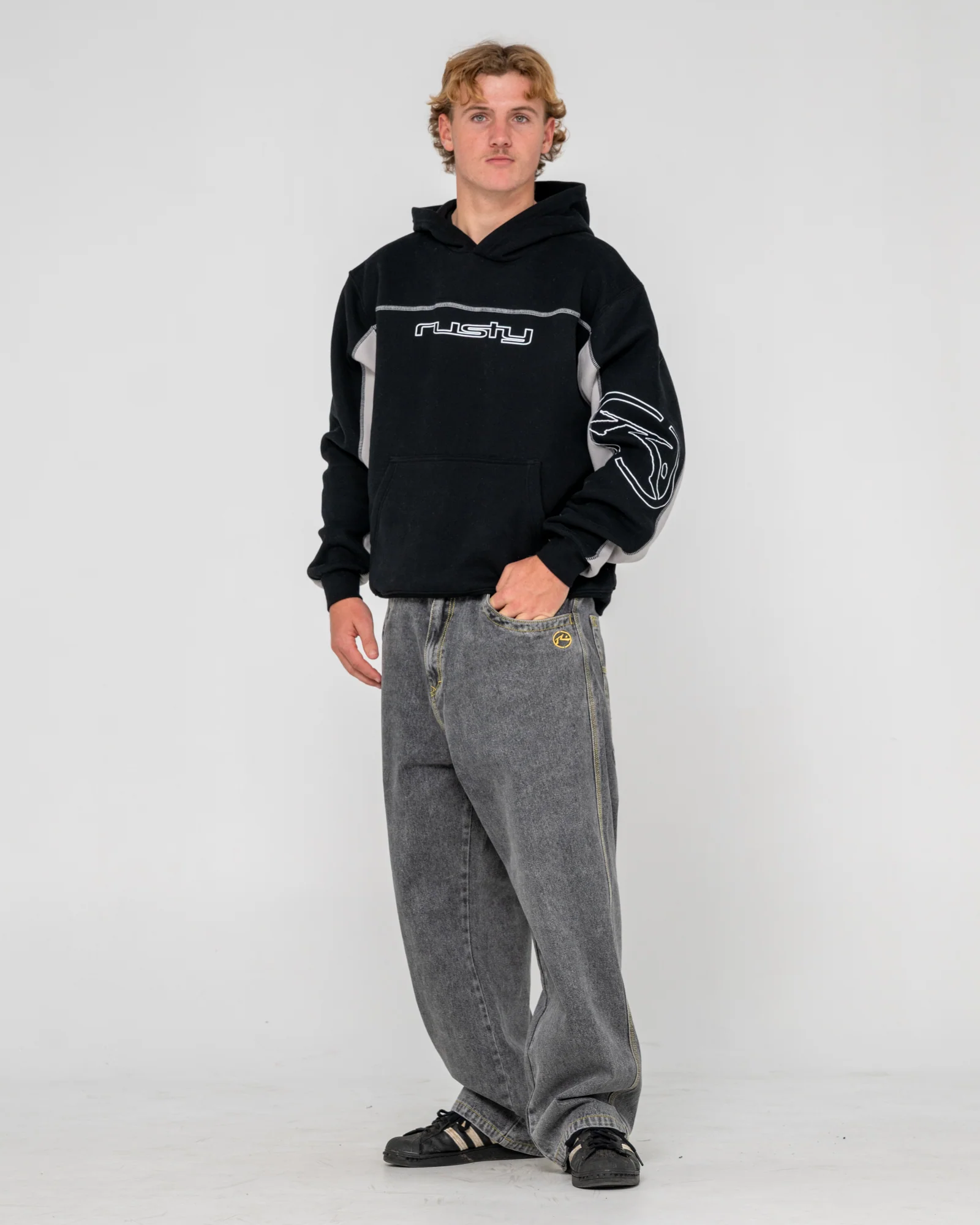 Canguro Rusty Titan Hooded Fleece Black - Image 3