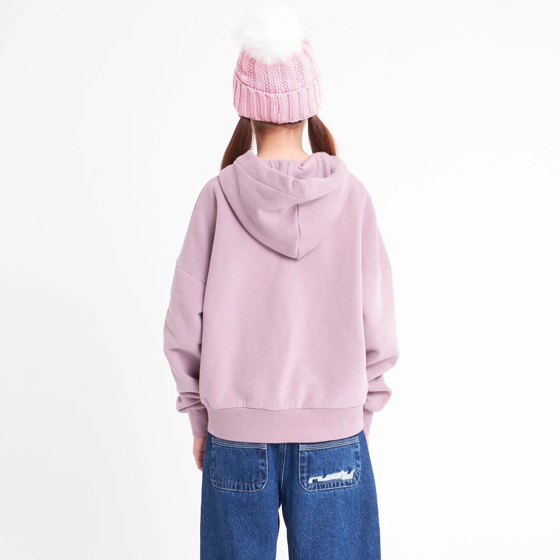 Canguro Rusty Rusty Essential Relaxed Hood Girls Elderberry - Image 10
