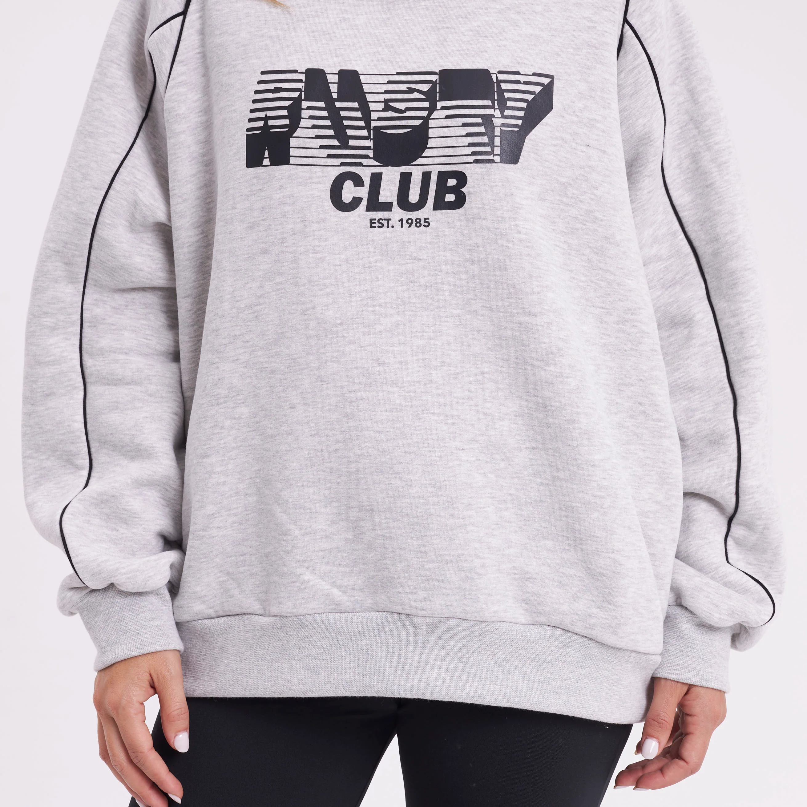 Canguro Rusty Roll Out Oversize Hood Ld Grey Marle - Image 6