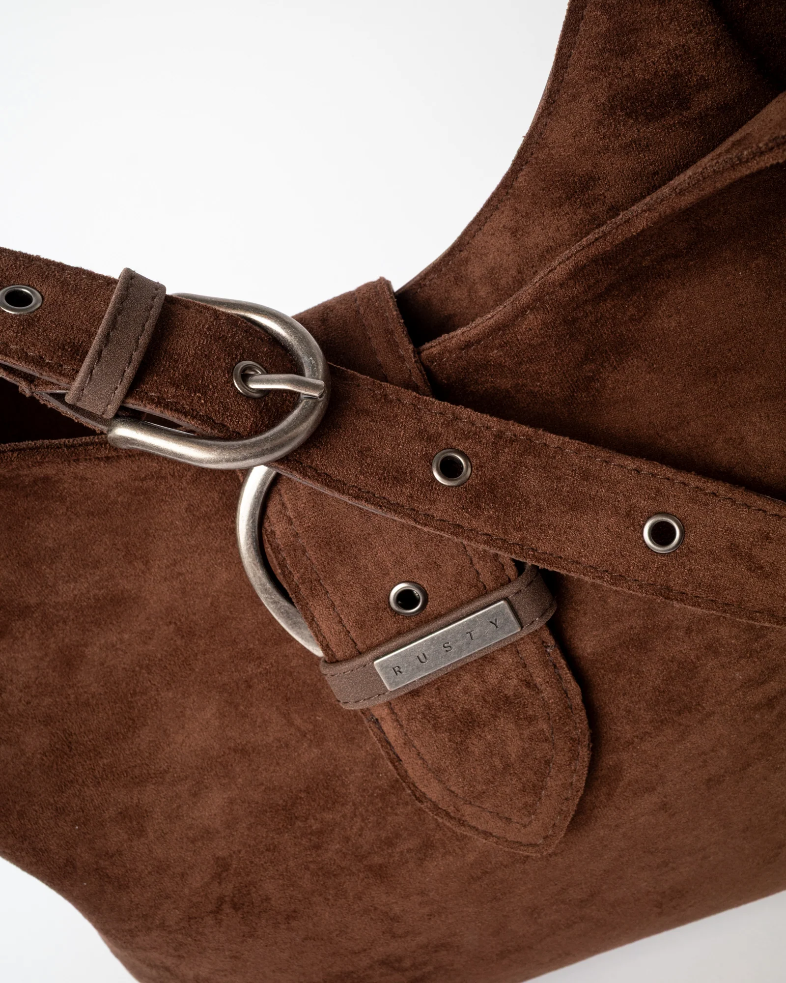Cartera Rusty Rodeo Suede Shoulder Bag Pinecone - Image 6