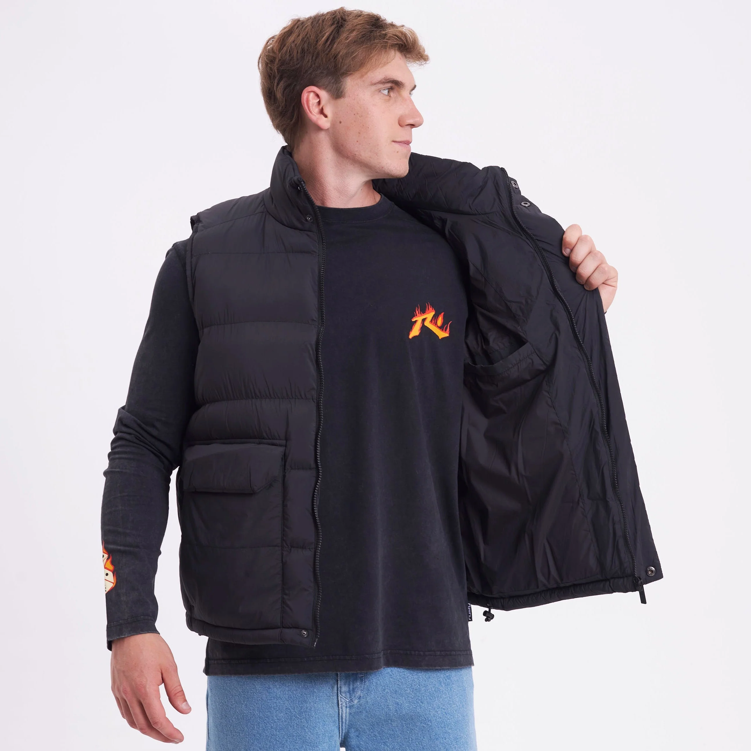 Chaleco Rusty Rambo Vest Black - Image 3