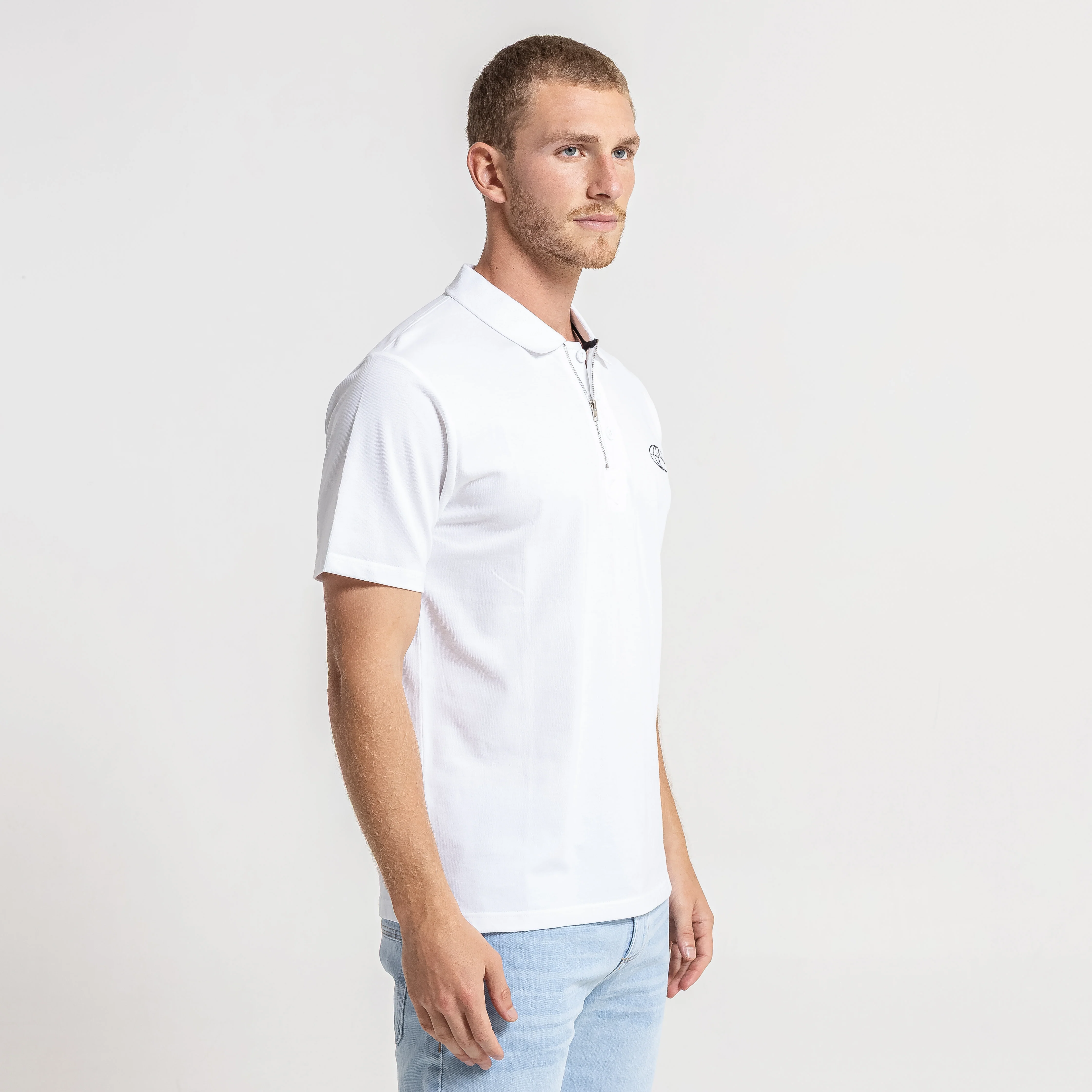 Chomba Mc Rusty Reentry Polo White - Image 3
