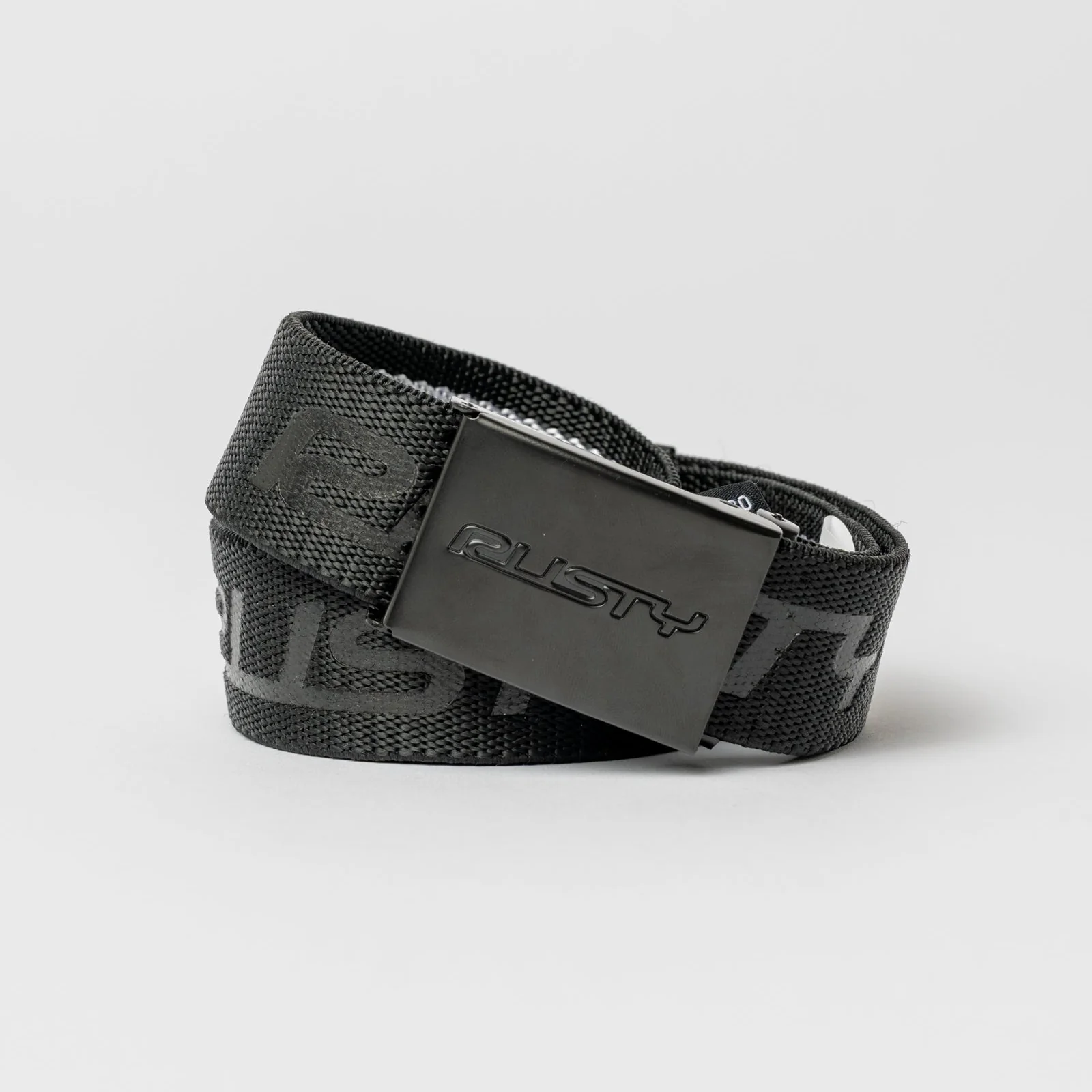 Cinturon Rusty Flip Daddy Elastic Webbing Belt Black