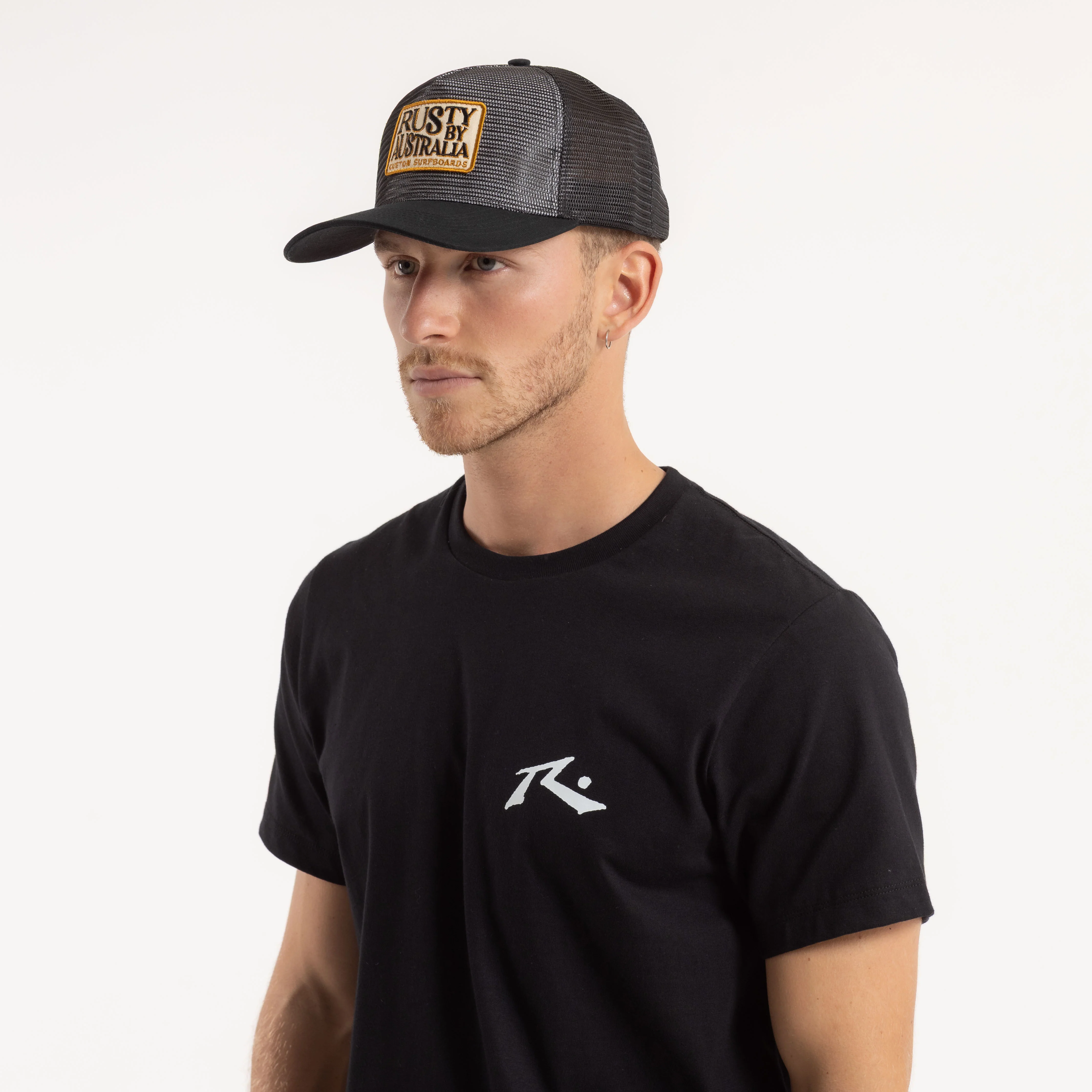 Gorra Rusty By Australia Trucker Cap Black