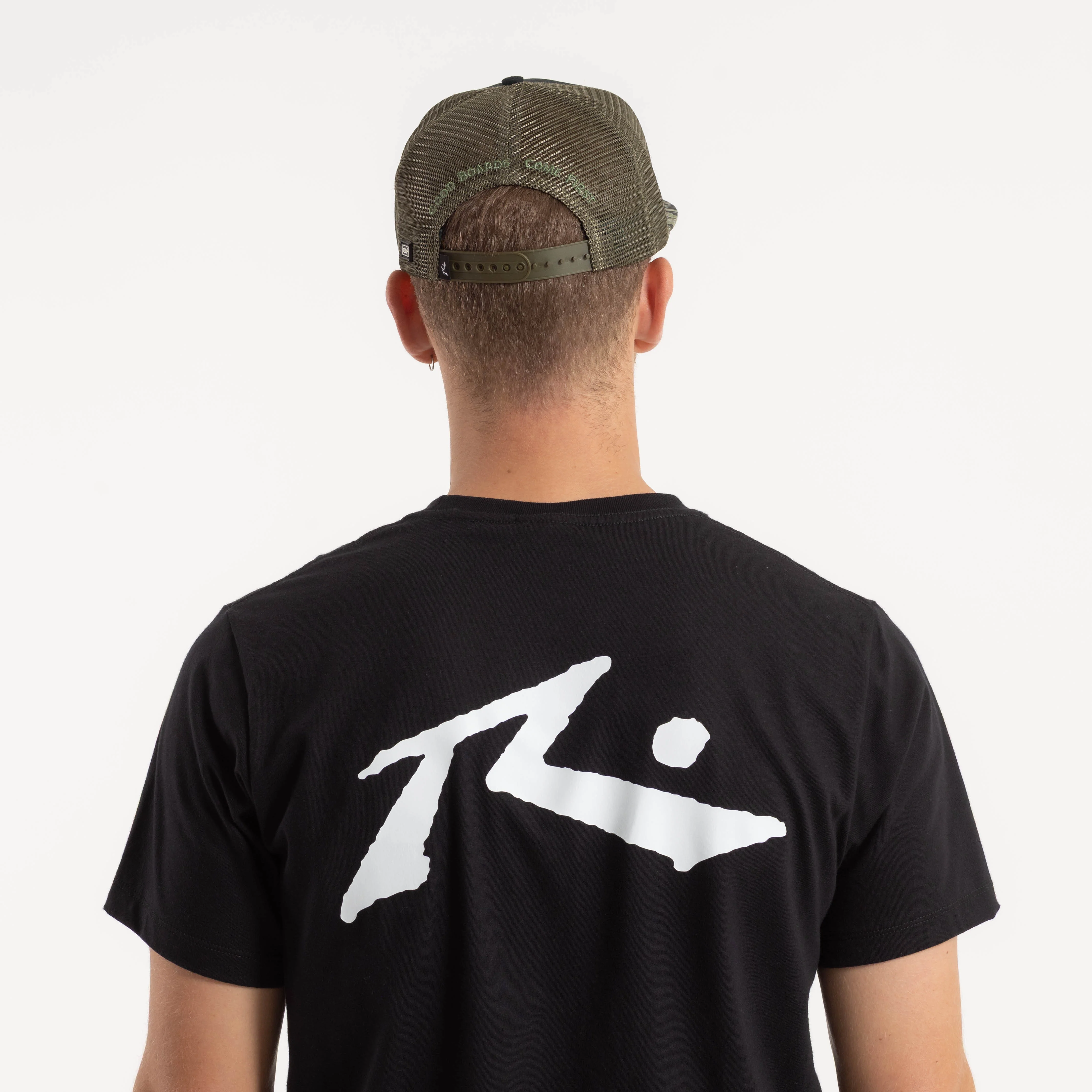 Gorra Rusty Tulsa Trucker Cap Black Camo - Image 6