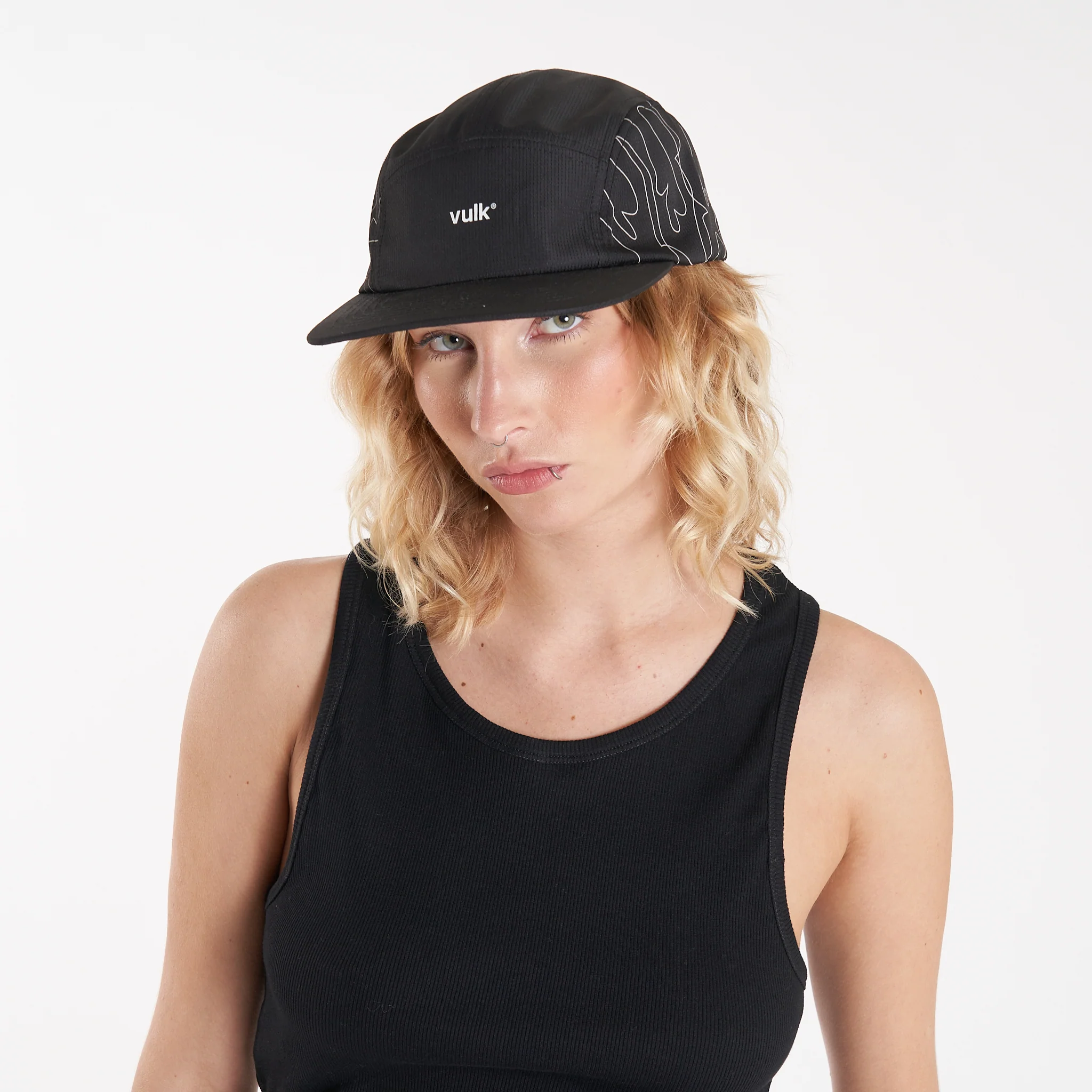 Gorra Vulk Marcus Flat Cap Black - Image 2