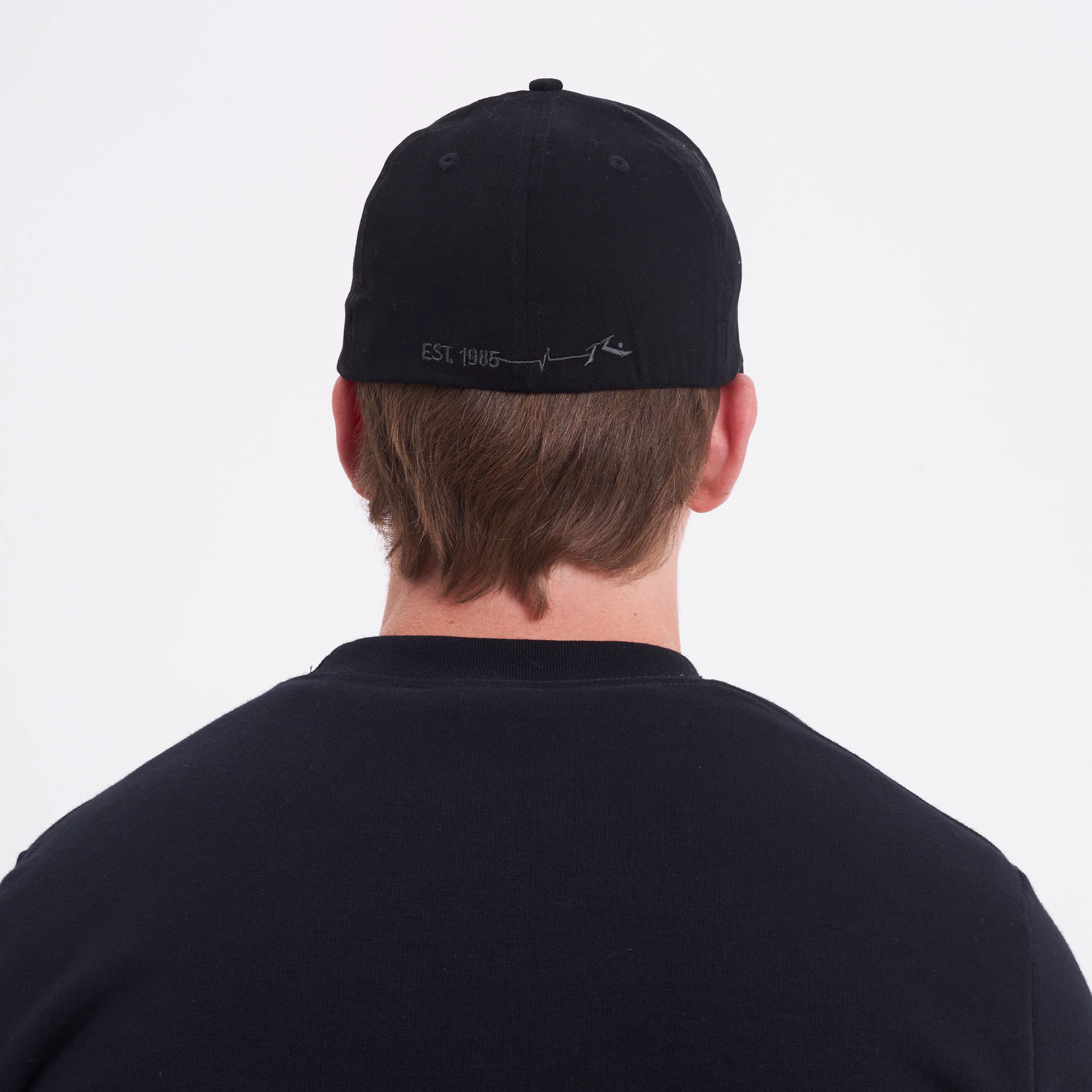 Gorra Rusty New Competition Flexfit Cap Black - Image 3
