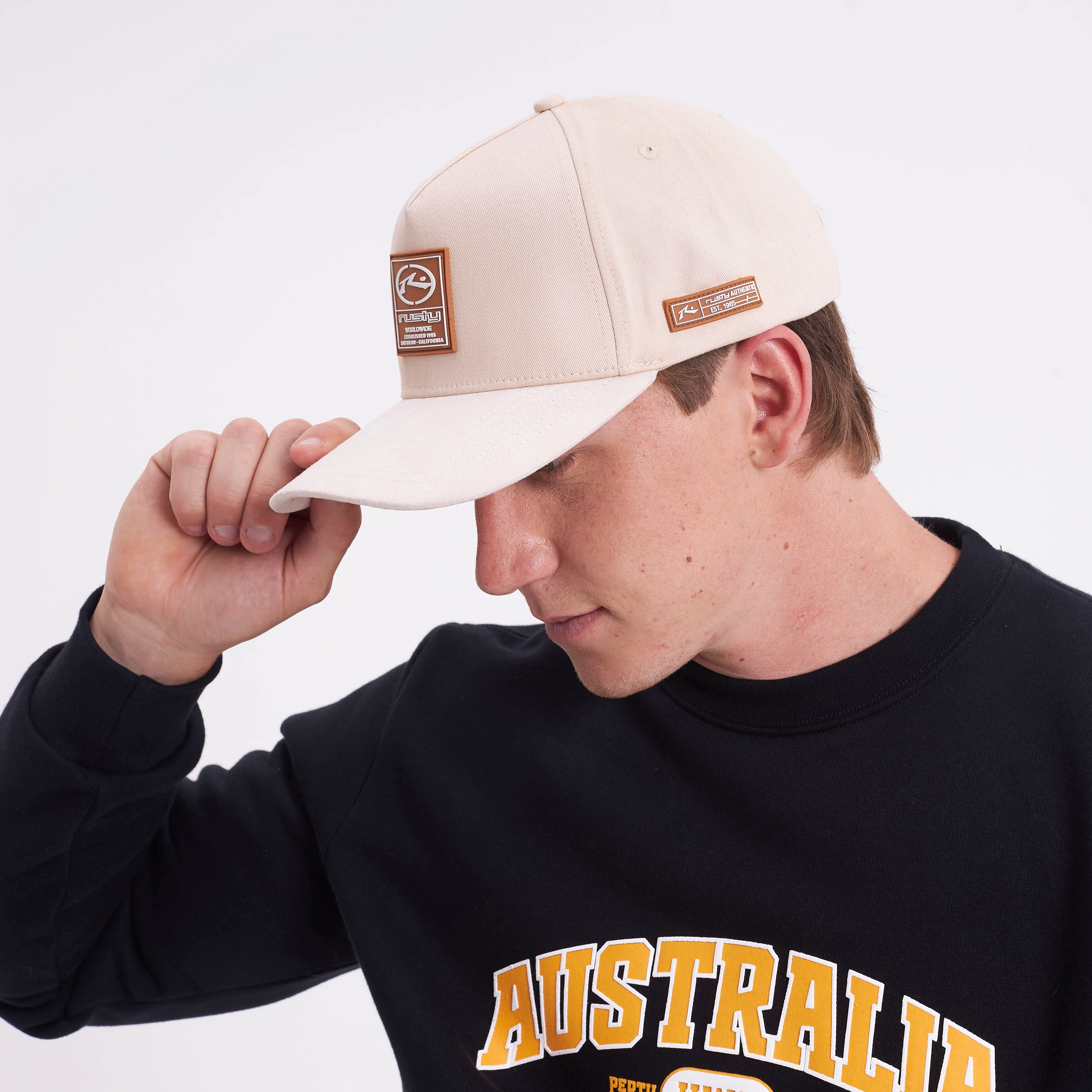 Gorra Rusty Facelift Cap White Pepper - Image 3