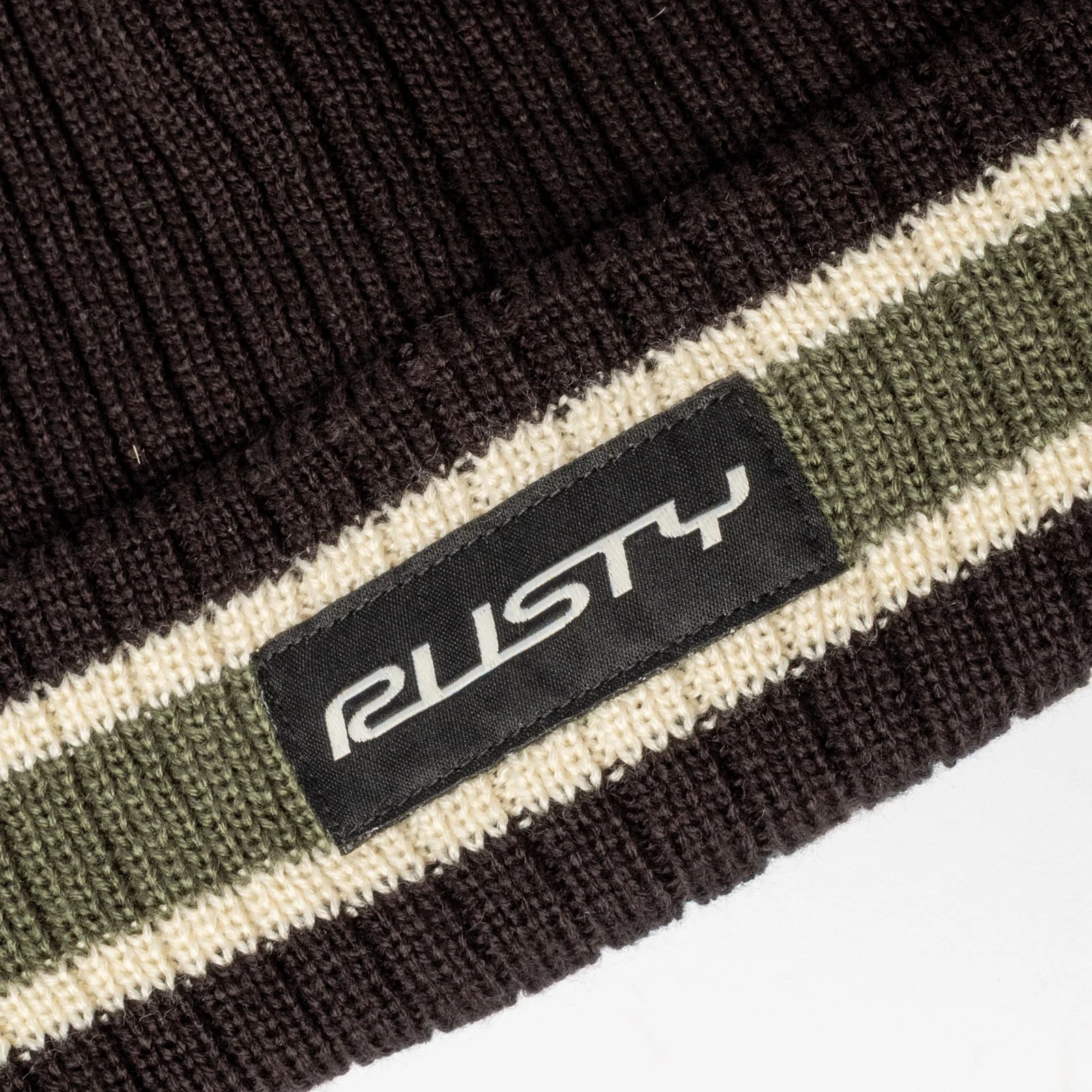 Gorro Lana Rusty Bones Reversible Beanie Black - Image 2