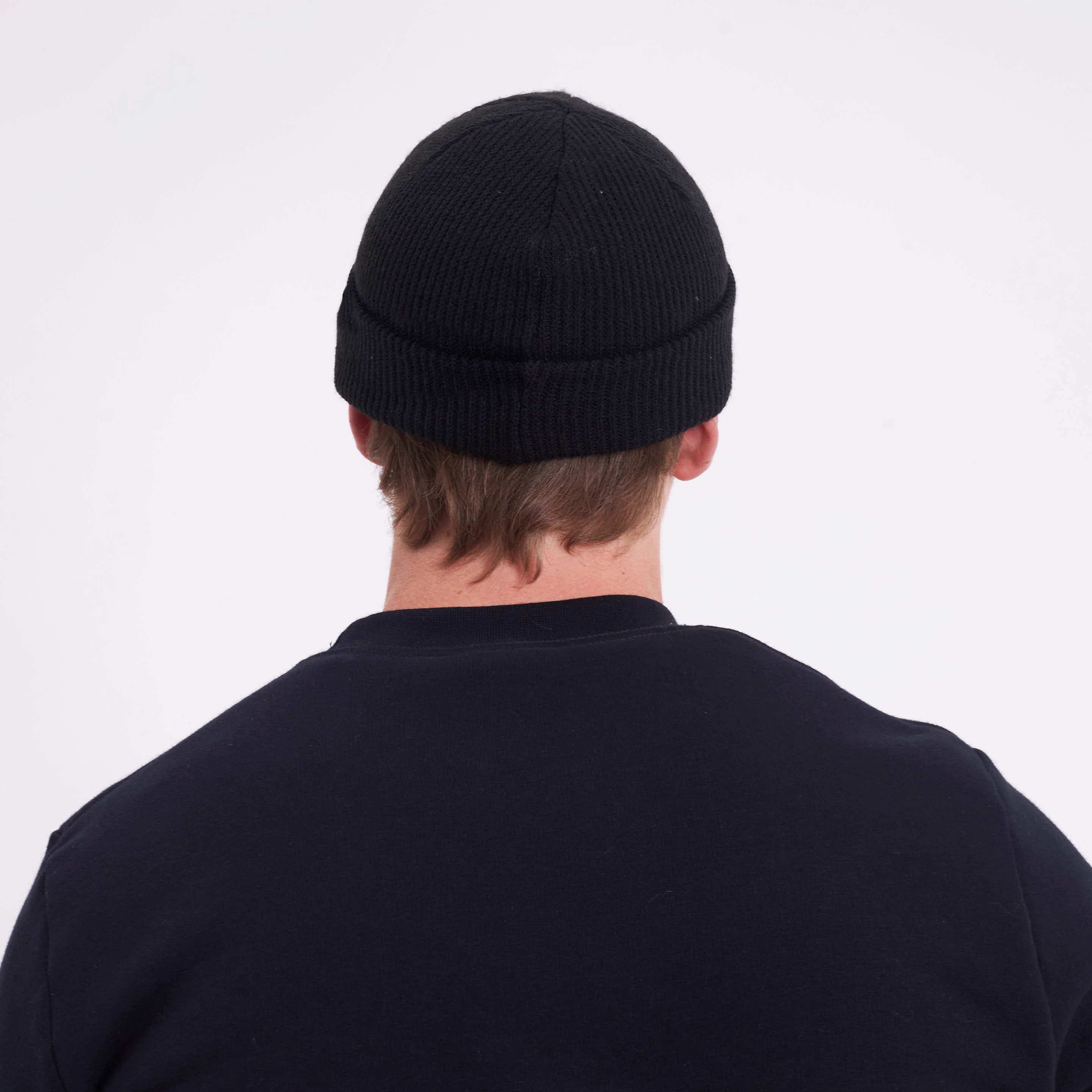 Gorro Lana Rusty Fisherman Beanie Black - Image 4