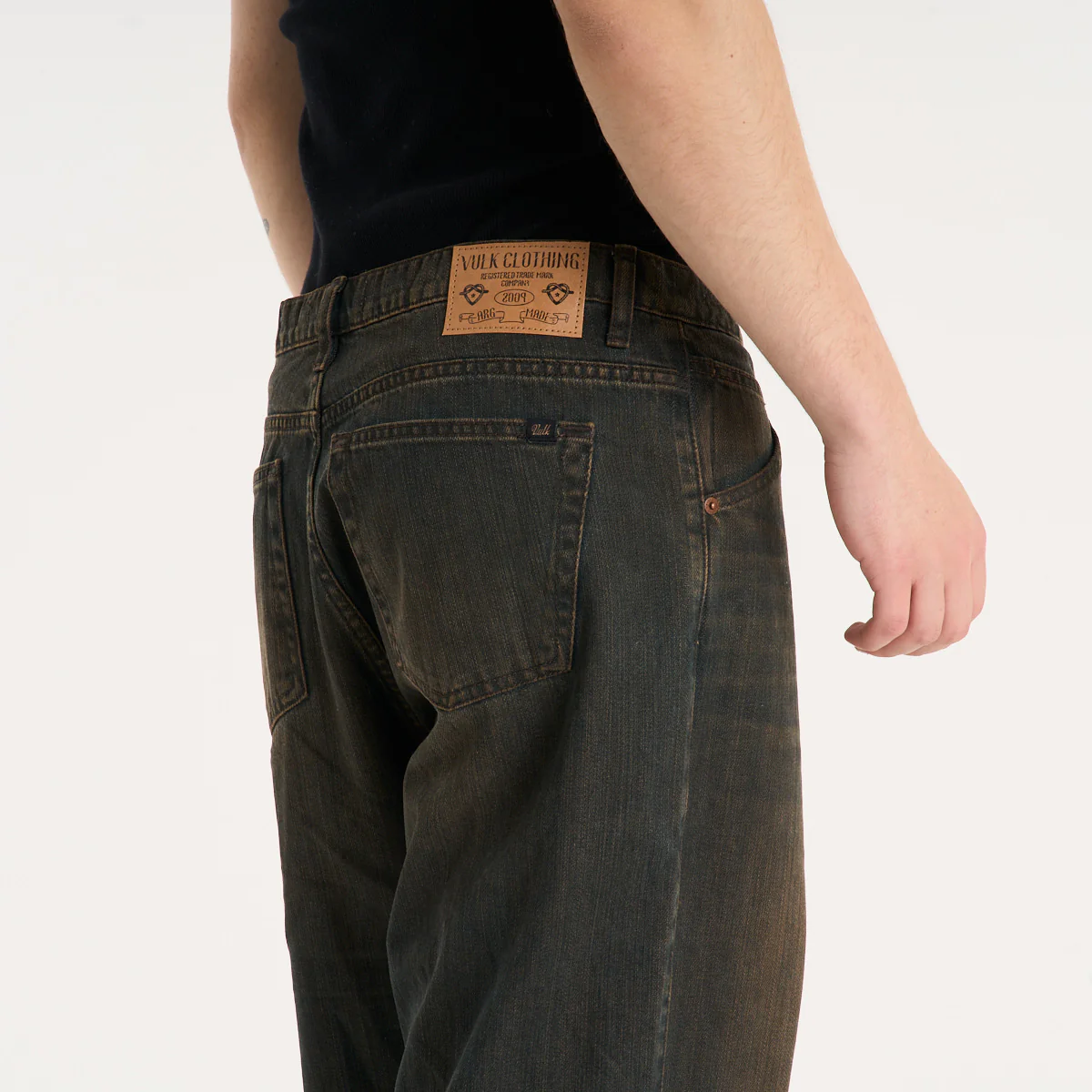 Jean Vulk Peter Extra Relax Jean Dark Brown - Image 6