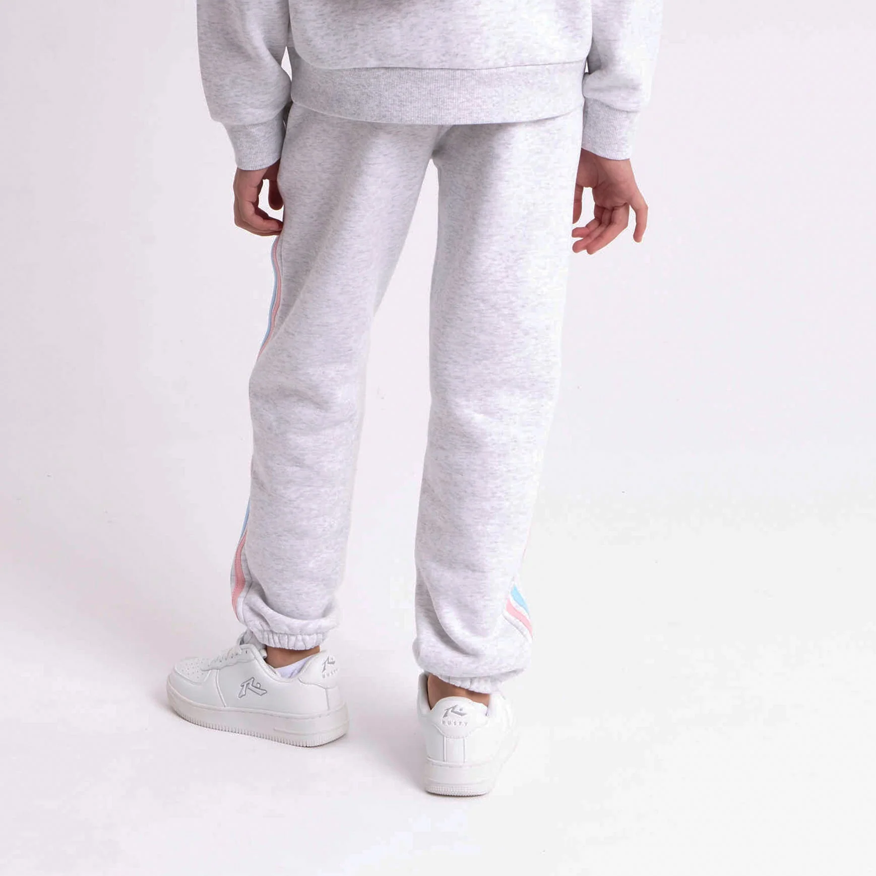 Jogging Rusty Girls Team Varsity Cuff Jogger Ecru Marle - Image 3