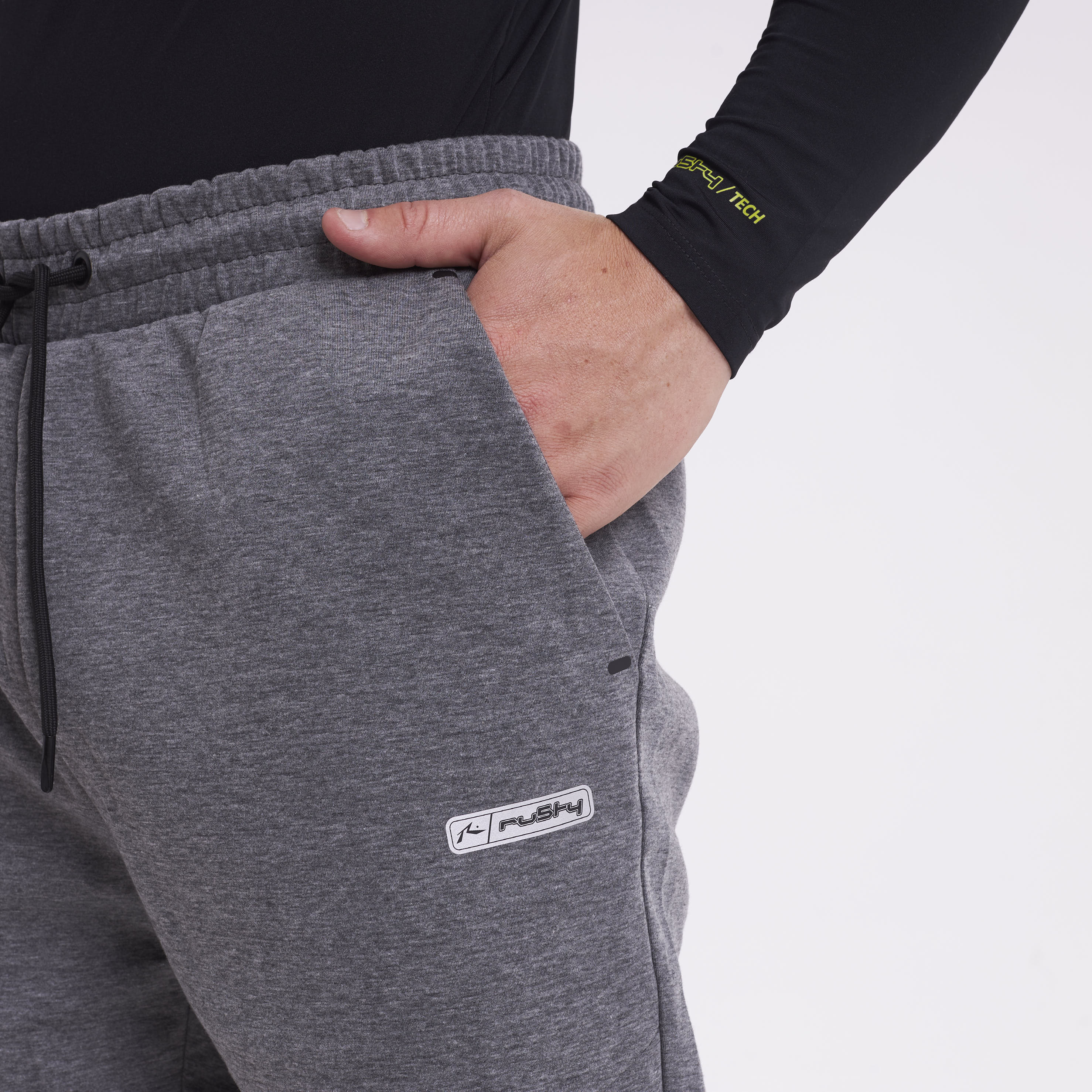 Jogging Rusty Spyder Trackpant Grey Marle - Image 2