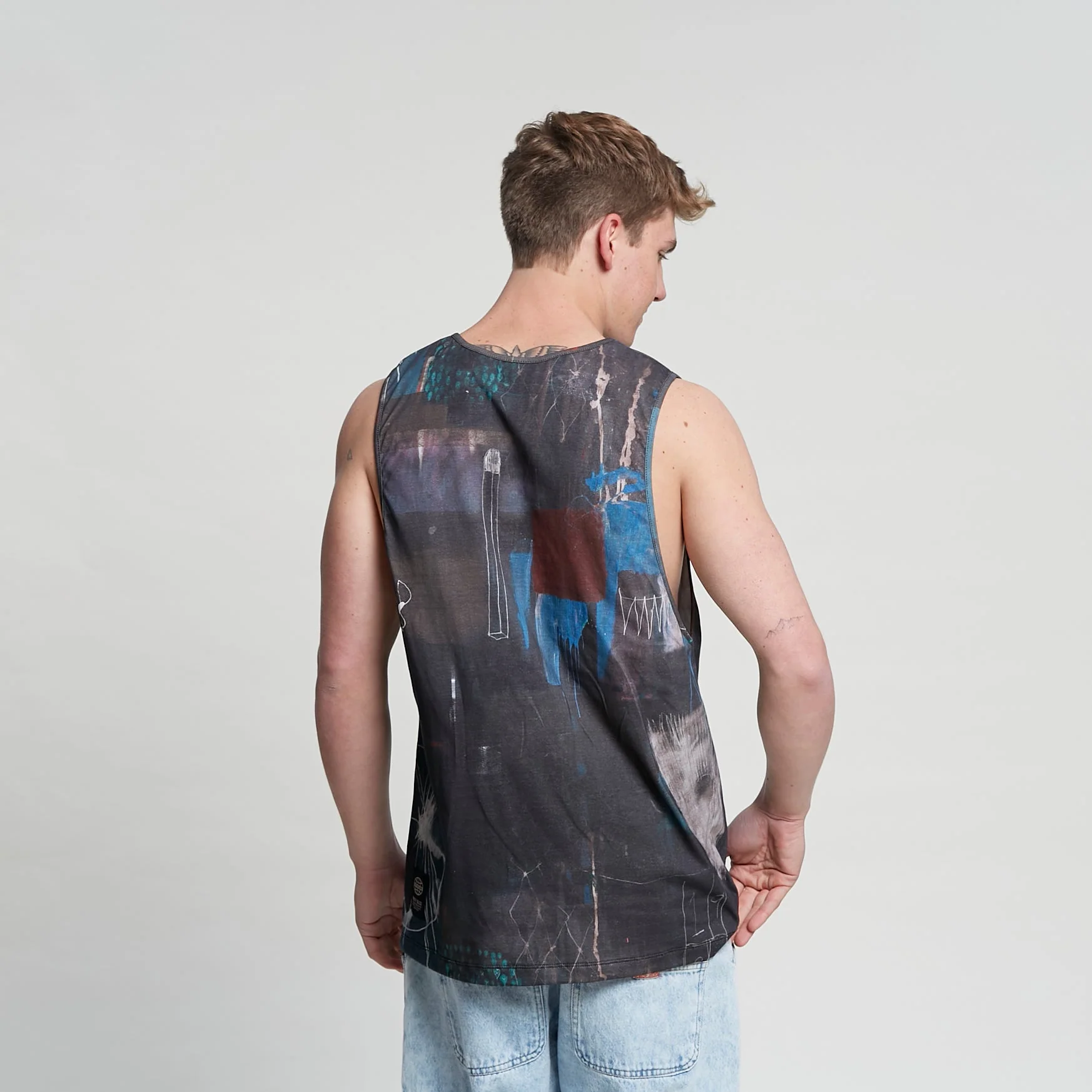 Musculosa Rusty Slave To The Wave Tank Fullprint - Image 7