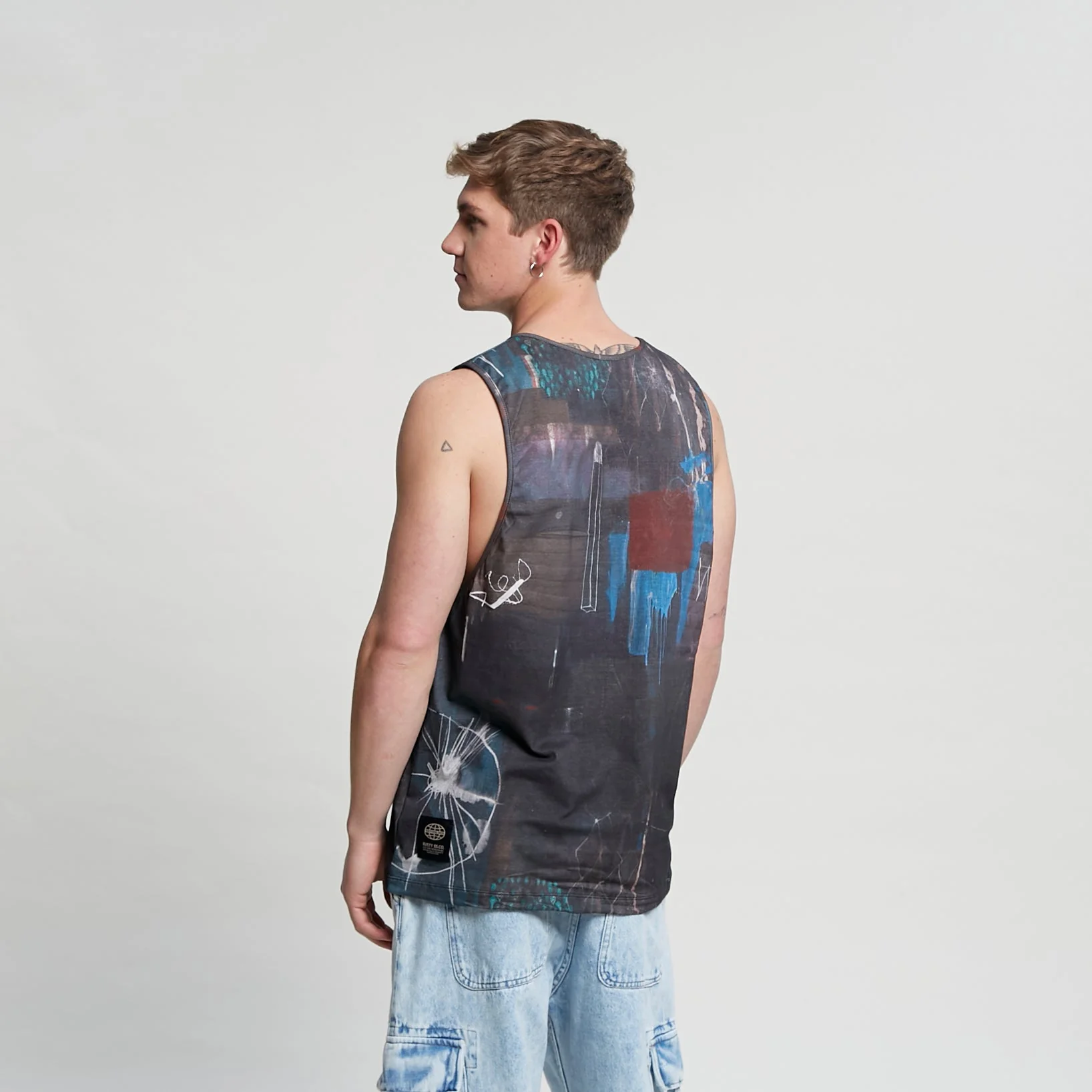 Musculosa Rusty Slave To The Wave Tank Fullprint - Image 9