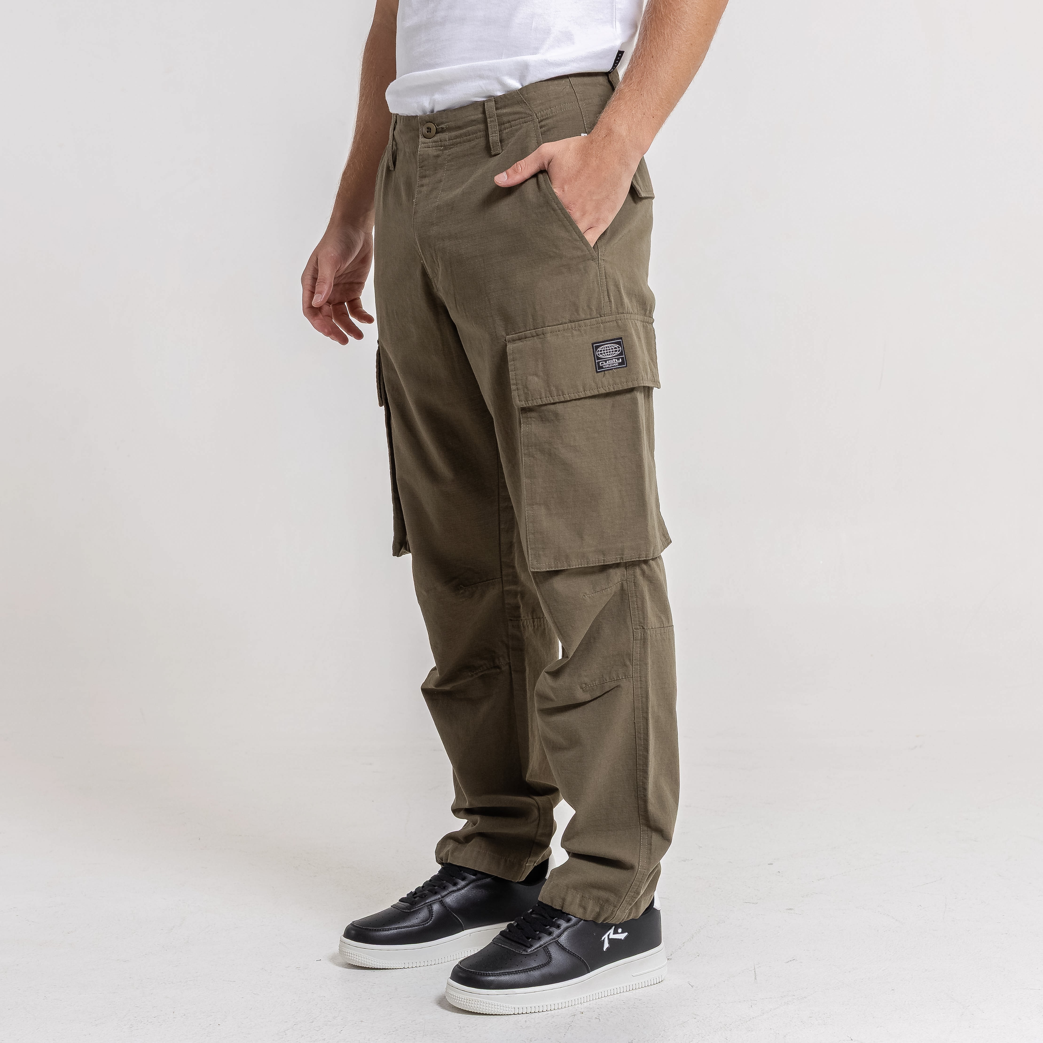Pantalon Rusty Jonestown Parachute Pant* Army - Image 3