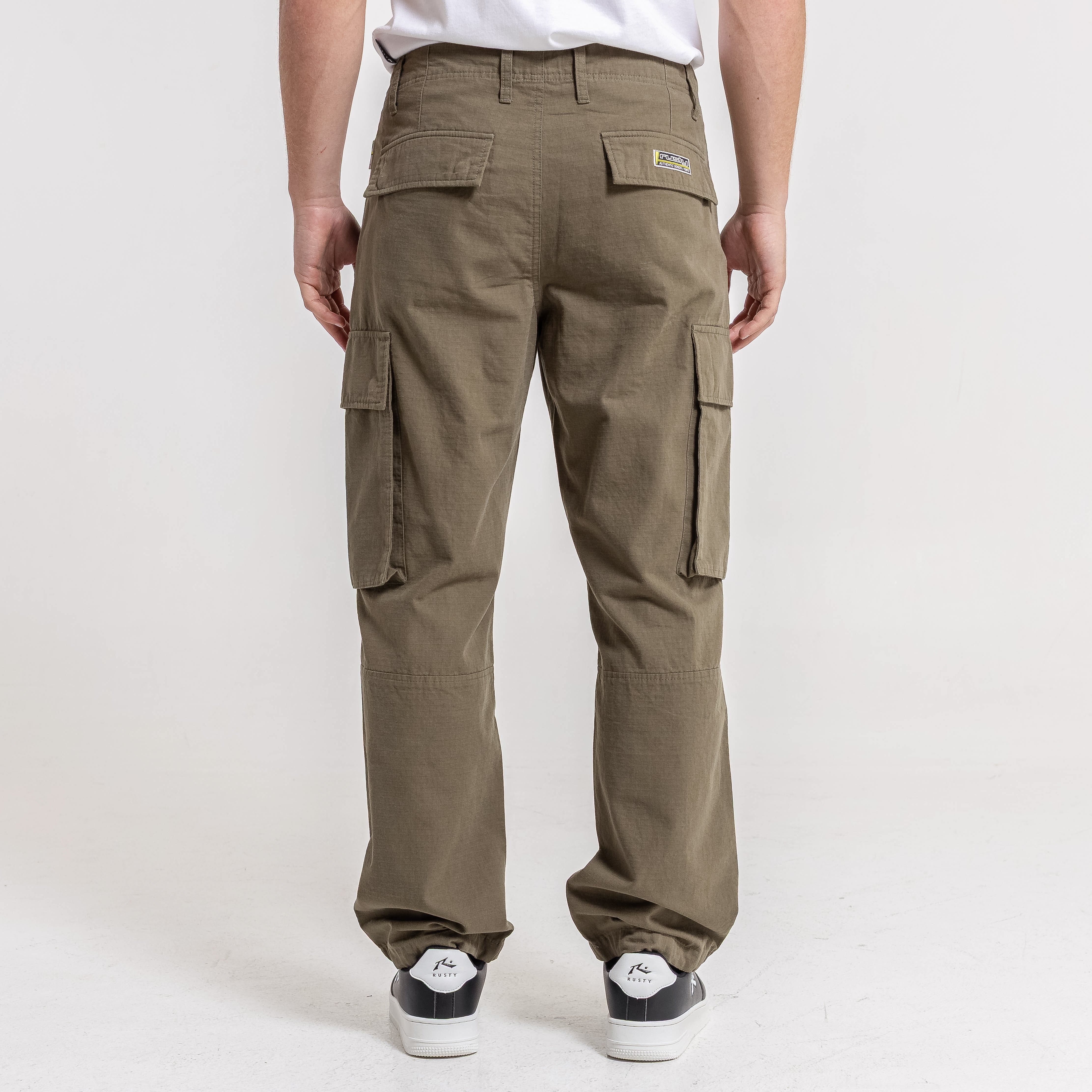 Pantalon Rusty Jonestown Parachute Pant* Army - Image 4