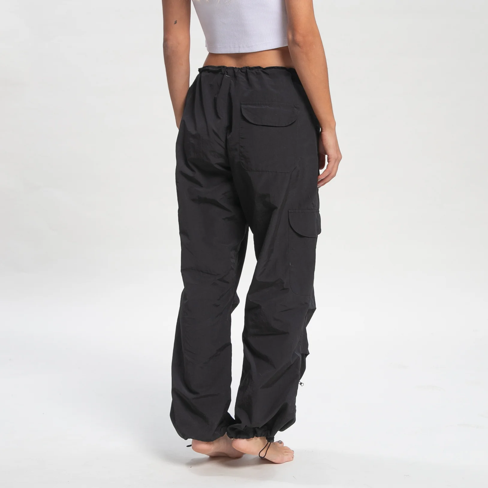 Pantalon Rusty Double Trouble Parachute Black - Image 4