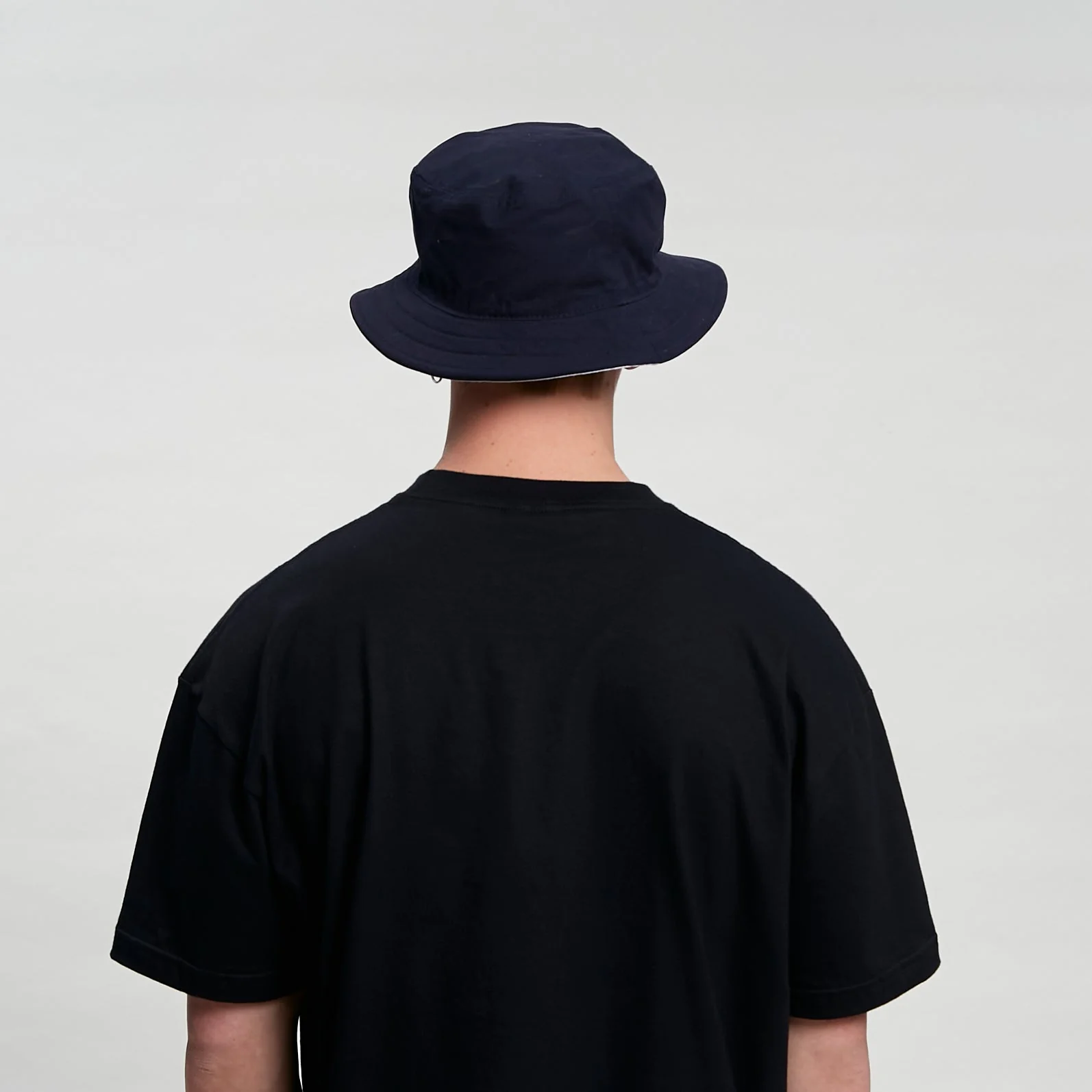 Piluso Rusty Pipeline Reversible Bucket Hat Navy Blue - Image 4