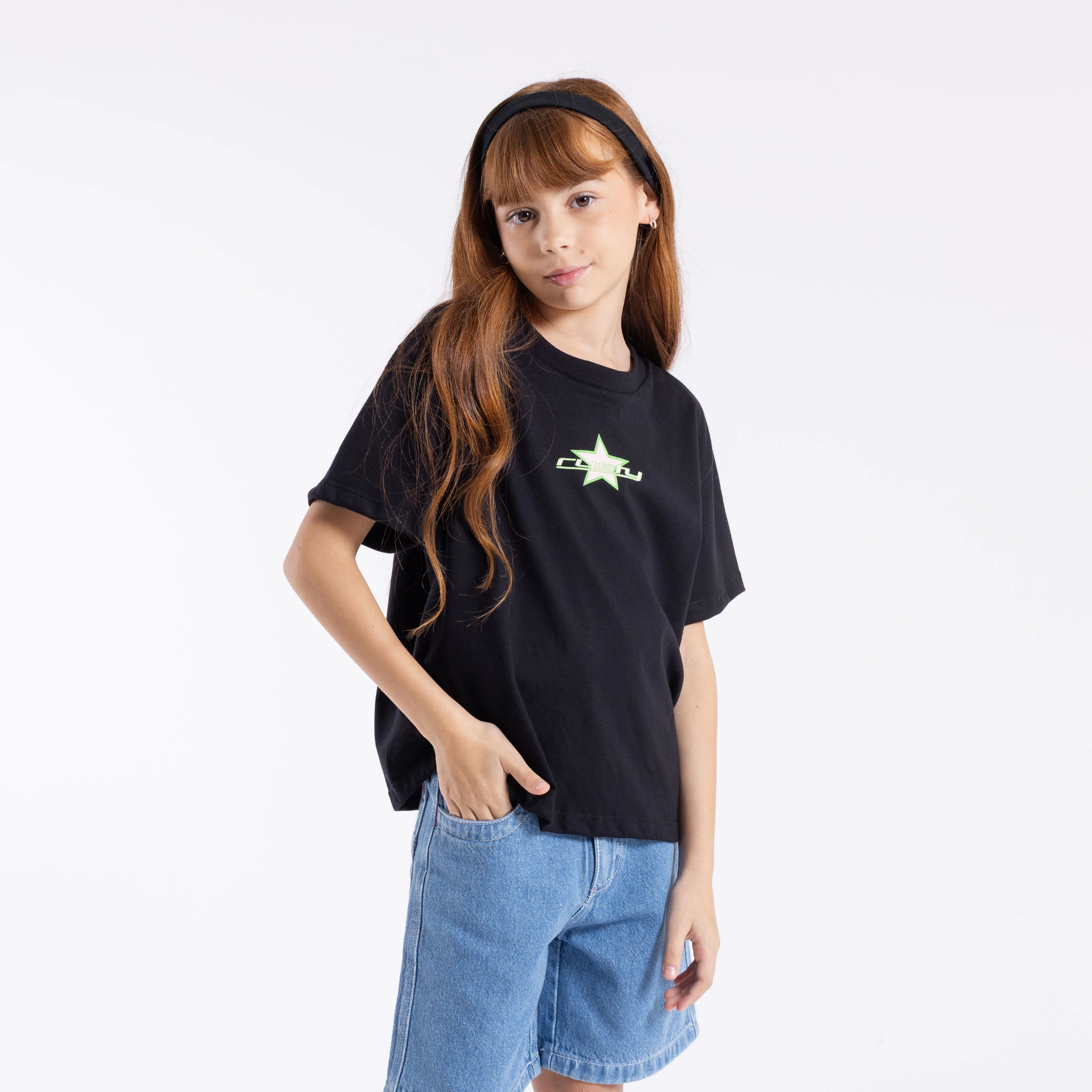 Remera Mc Rusty Heart Relaxed Tee Girls Black - Image 3