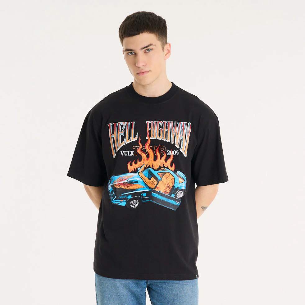 Remera Mc Vulk Highway Tee Black - Image 3