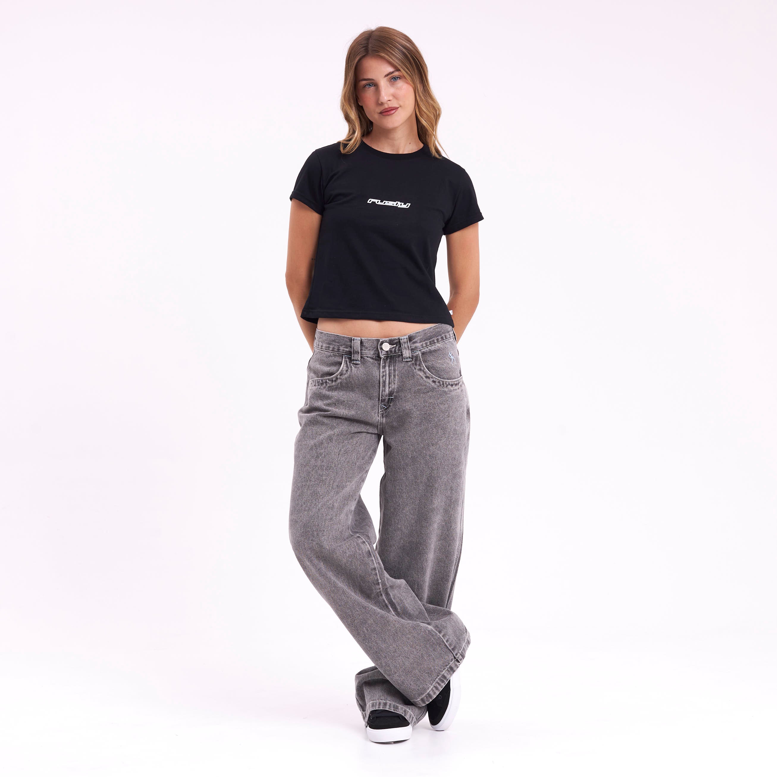 Remera Mc Rusty Rusty Core Relaxed Mini Tee Ld Black - Image 5