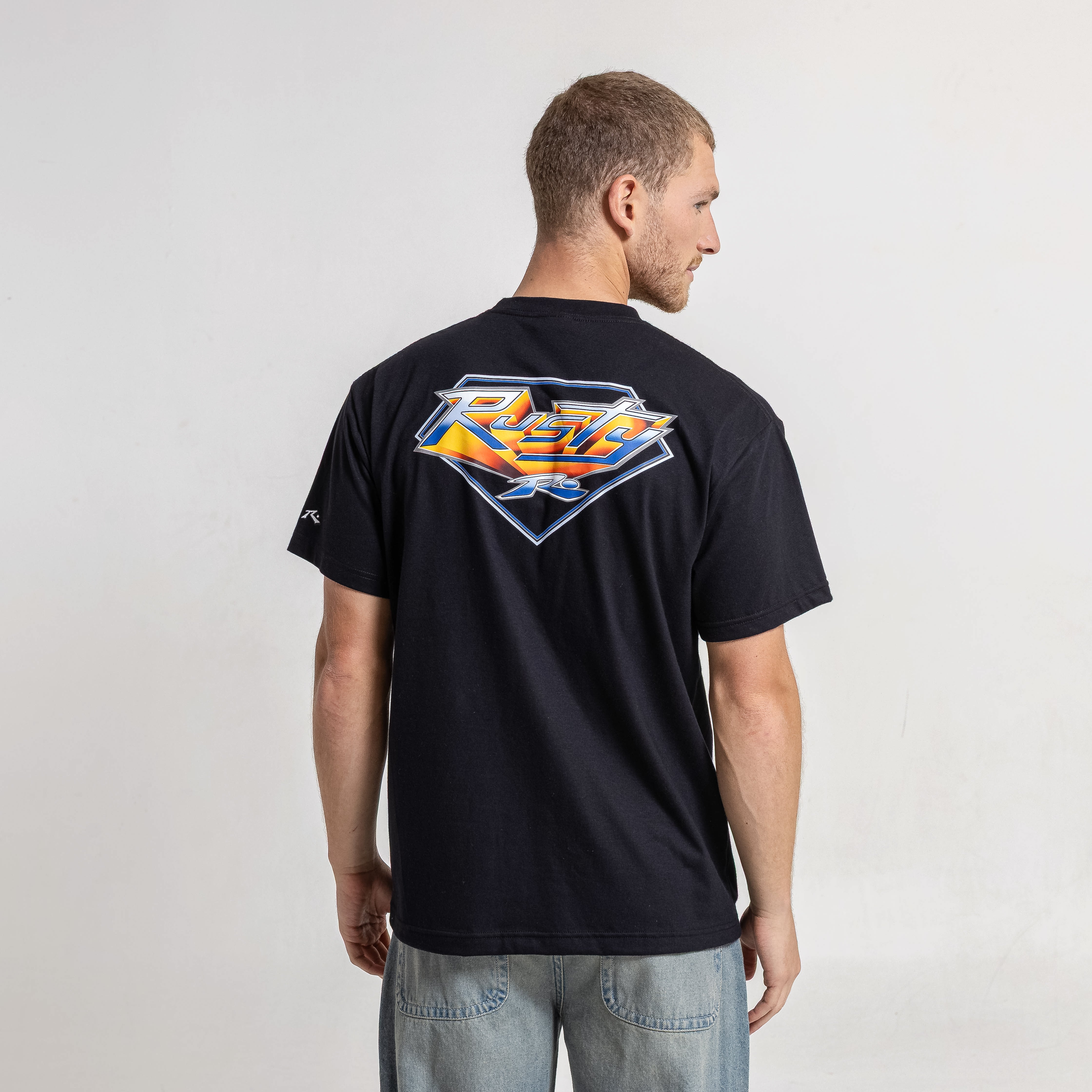 Remera Mc Rusty Super R Dot Tee Black - Image 4