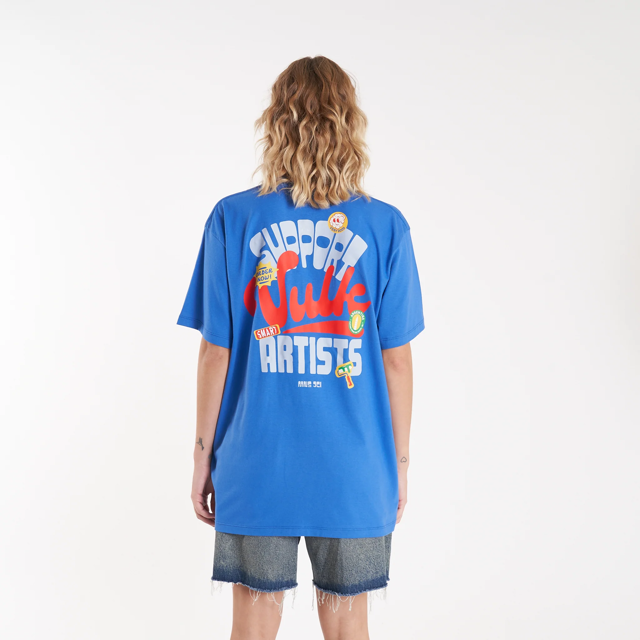 Remera Mc Vulk Support Tee Blue - Image 10