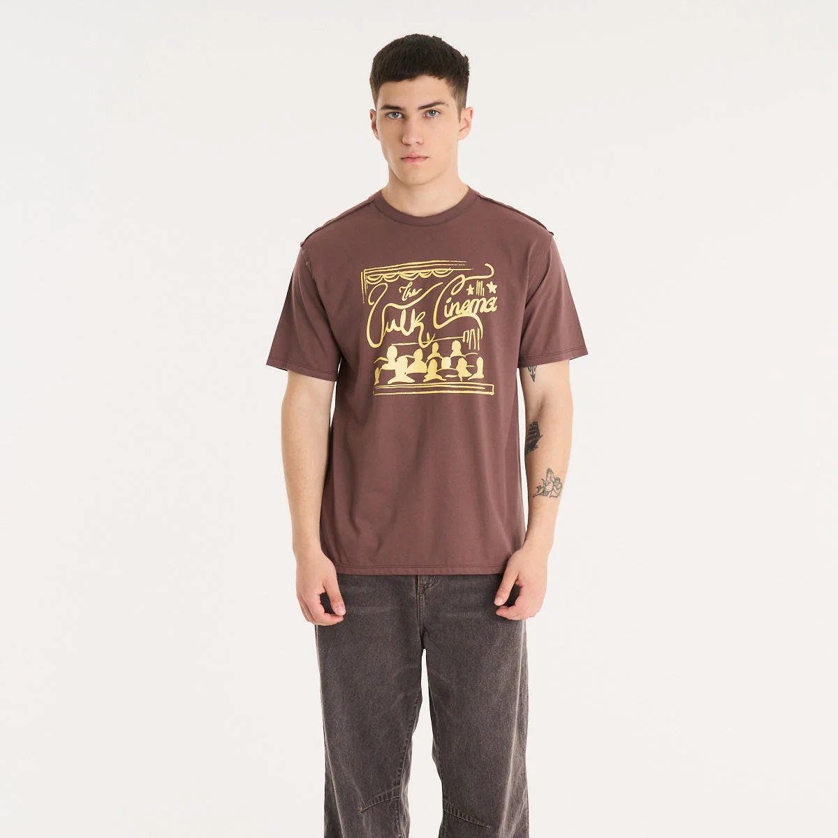 Remera Mc Vulk Cinema Tee Brown - Image 5