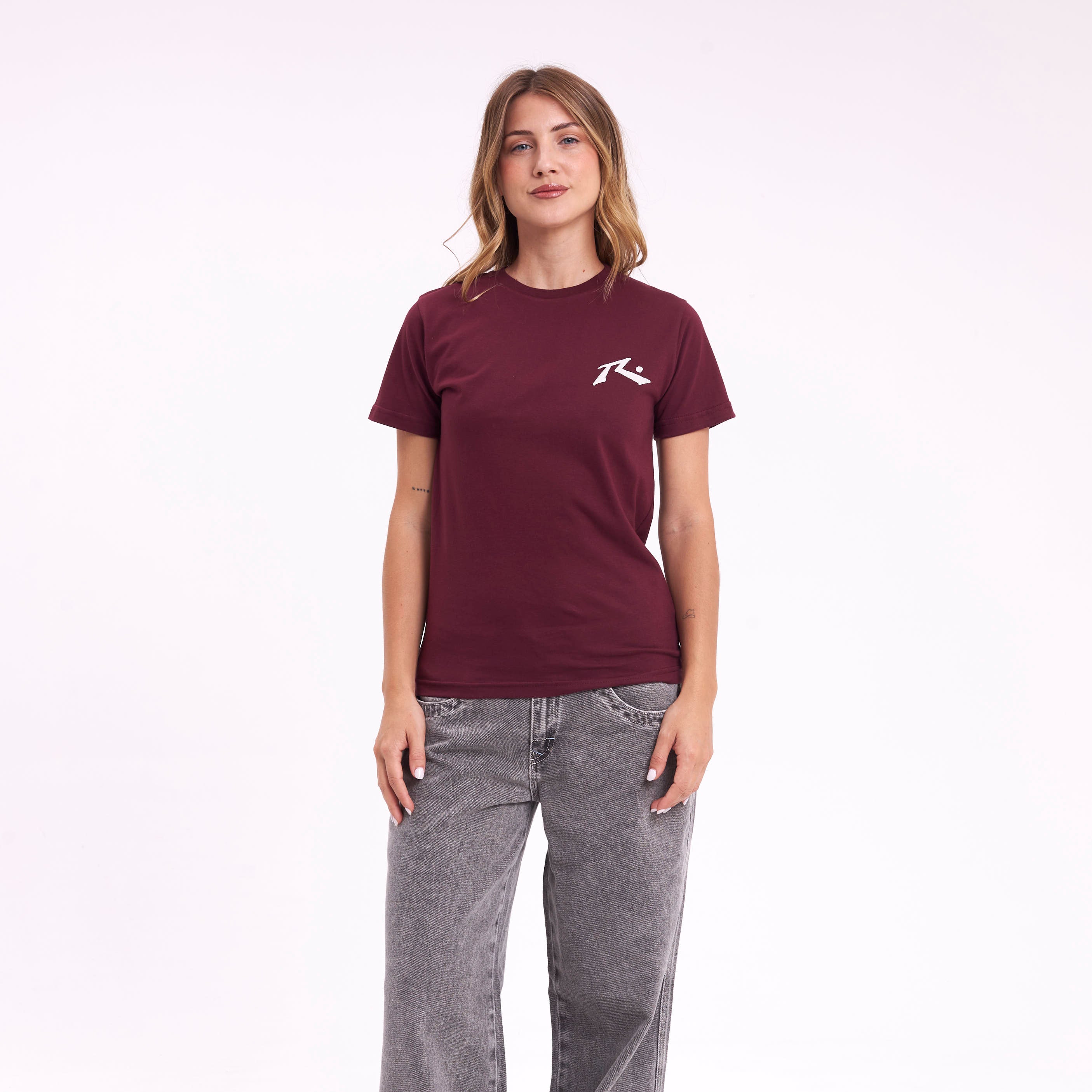 Remera Mc Rusty Competition Tee Ld Burgundy - Image 3