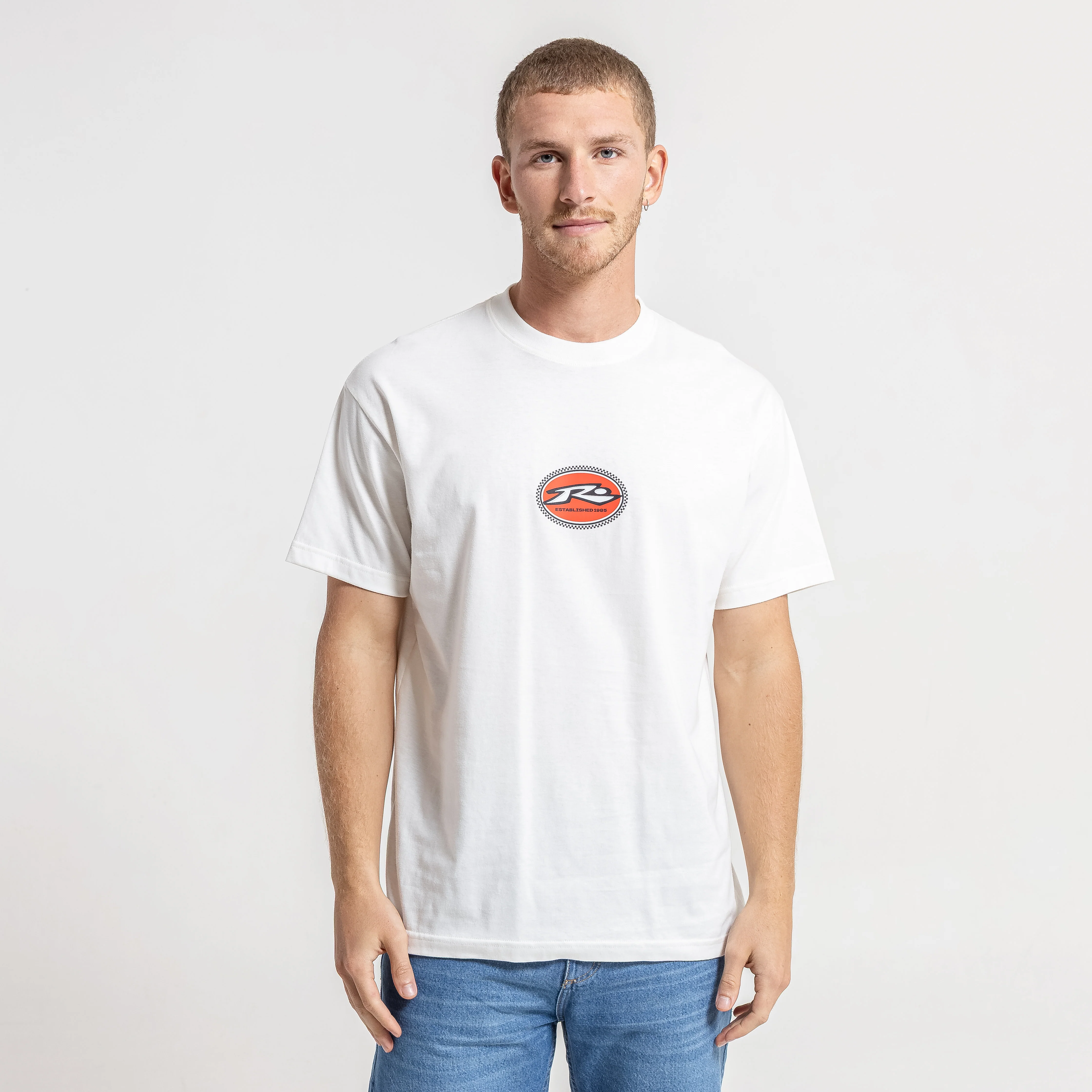 Remera Mc Rusty Highway 405 Tee Megabig Ecru