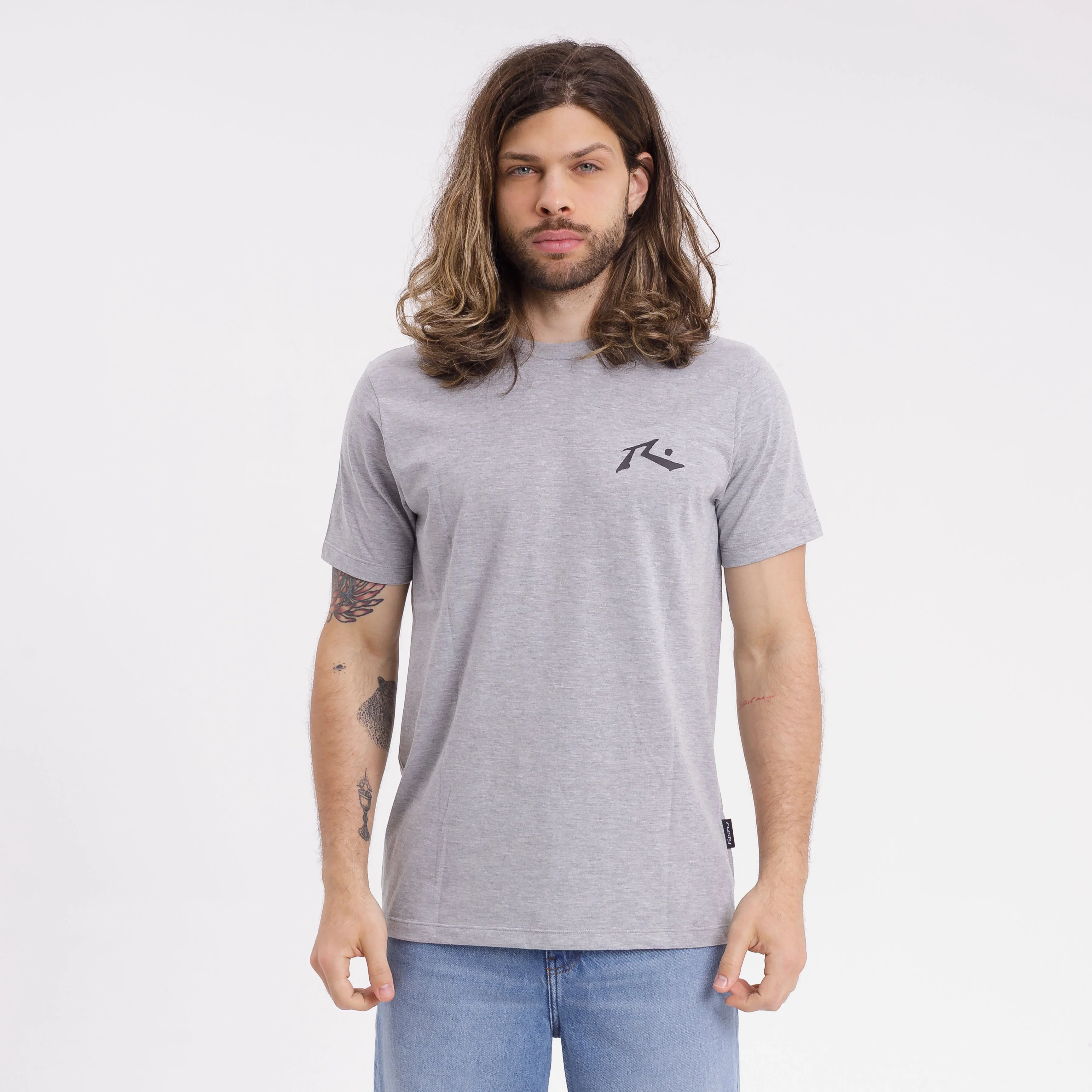 Remera Mc Rusty Competition Tee Grey Marle/Black - Image 3