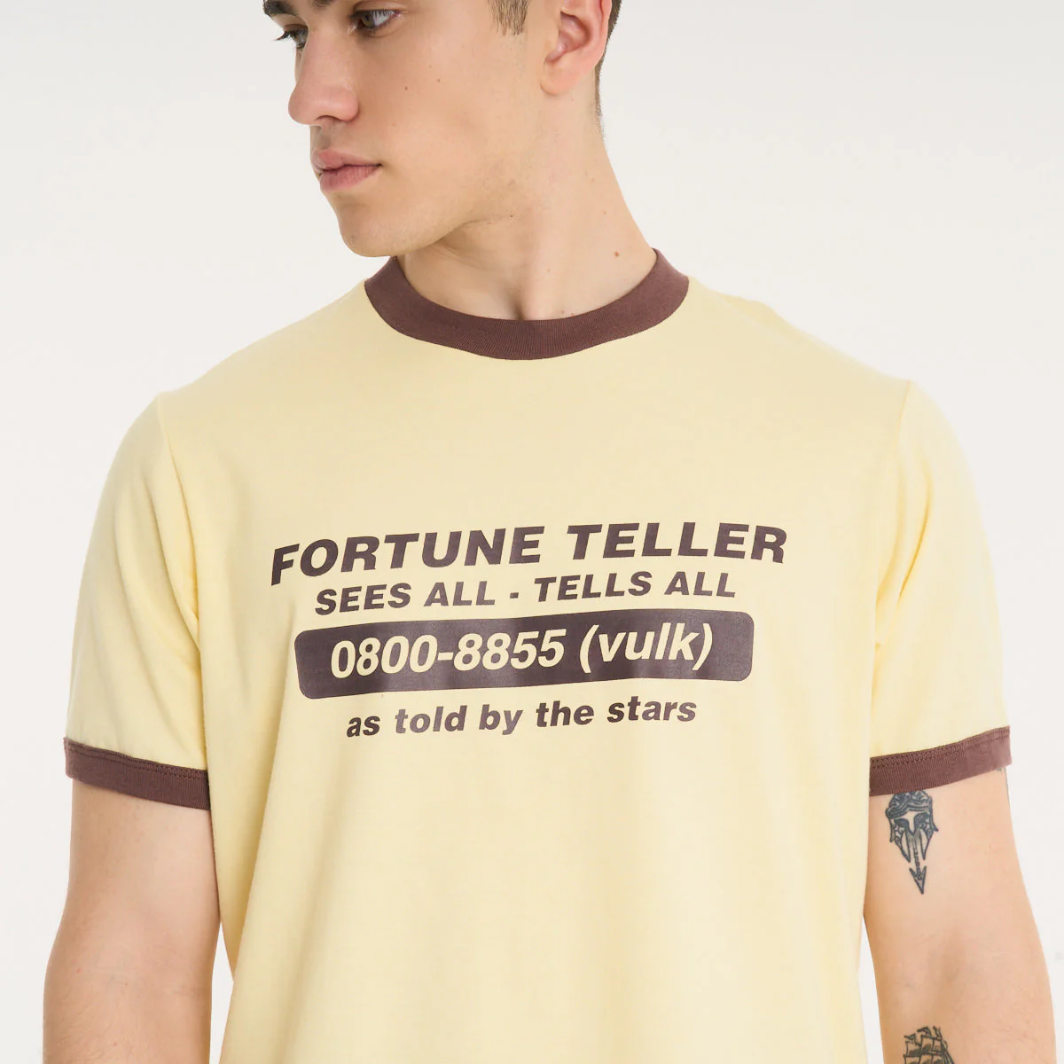 Remera Mc Vulk Teller Tee Pastel Yellow - Image 6