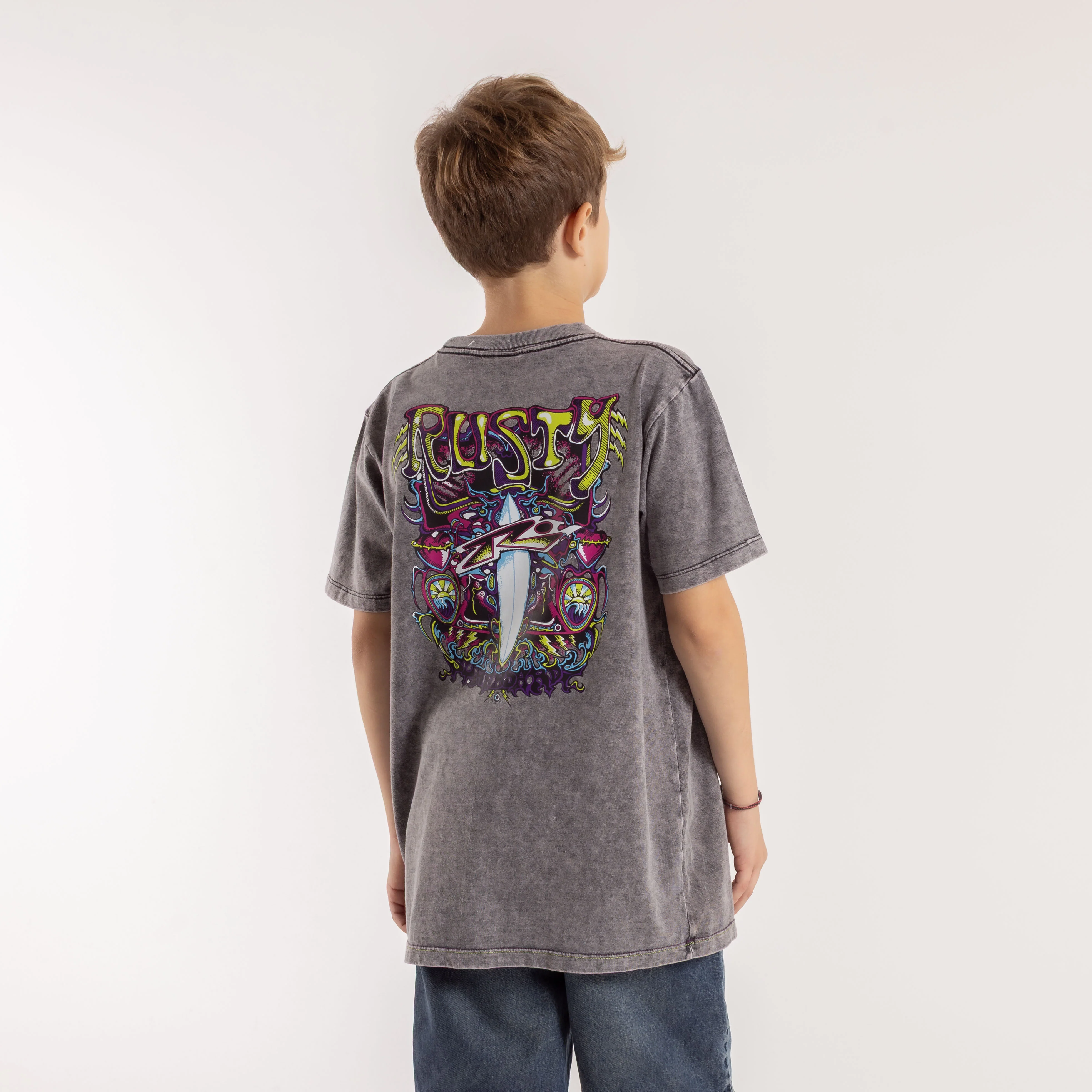 Remera Mc Rusty Surf Frames Tee Jr Process Black - Image 4