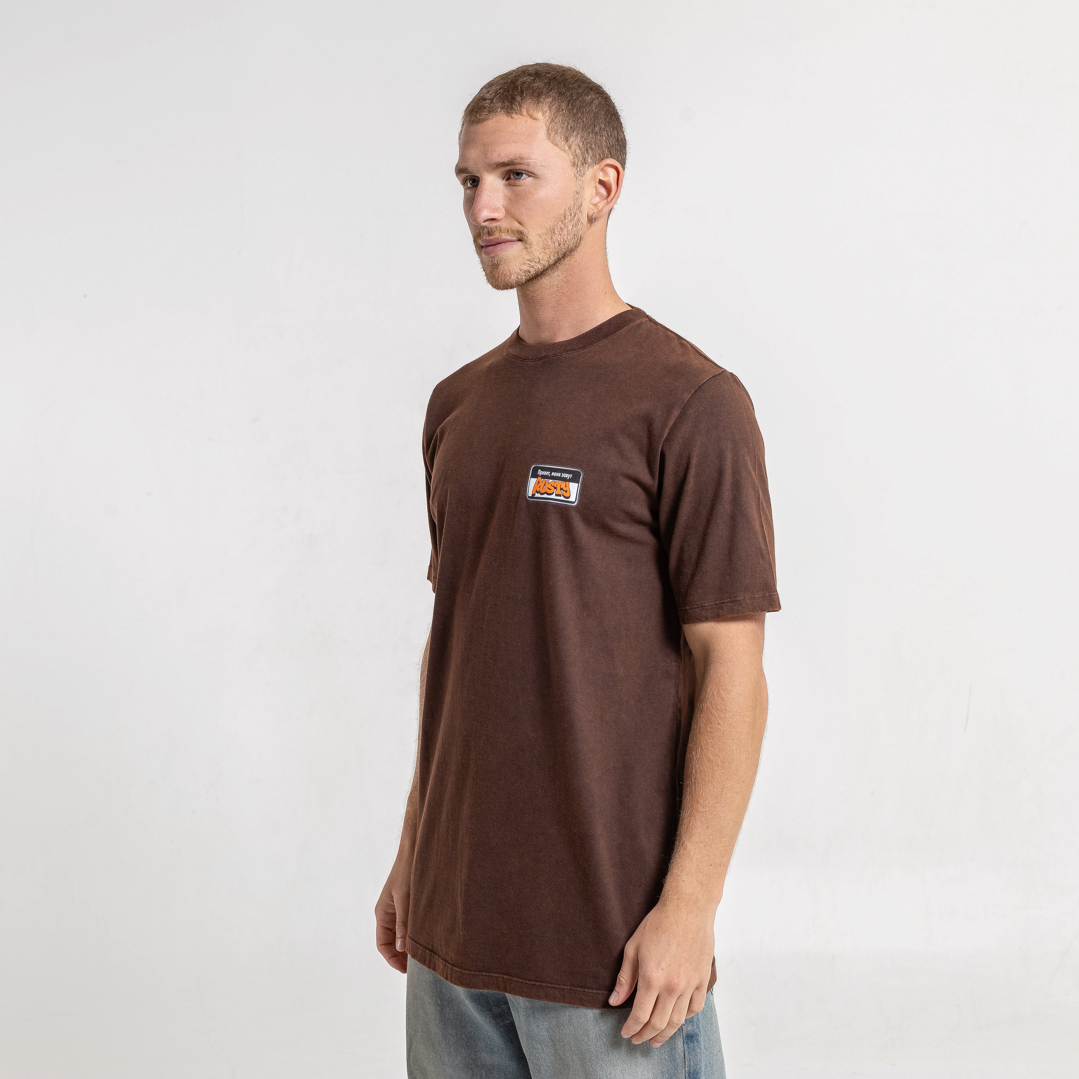 Remera Mc Rusty Patching Tee Process Brown - Image 2