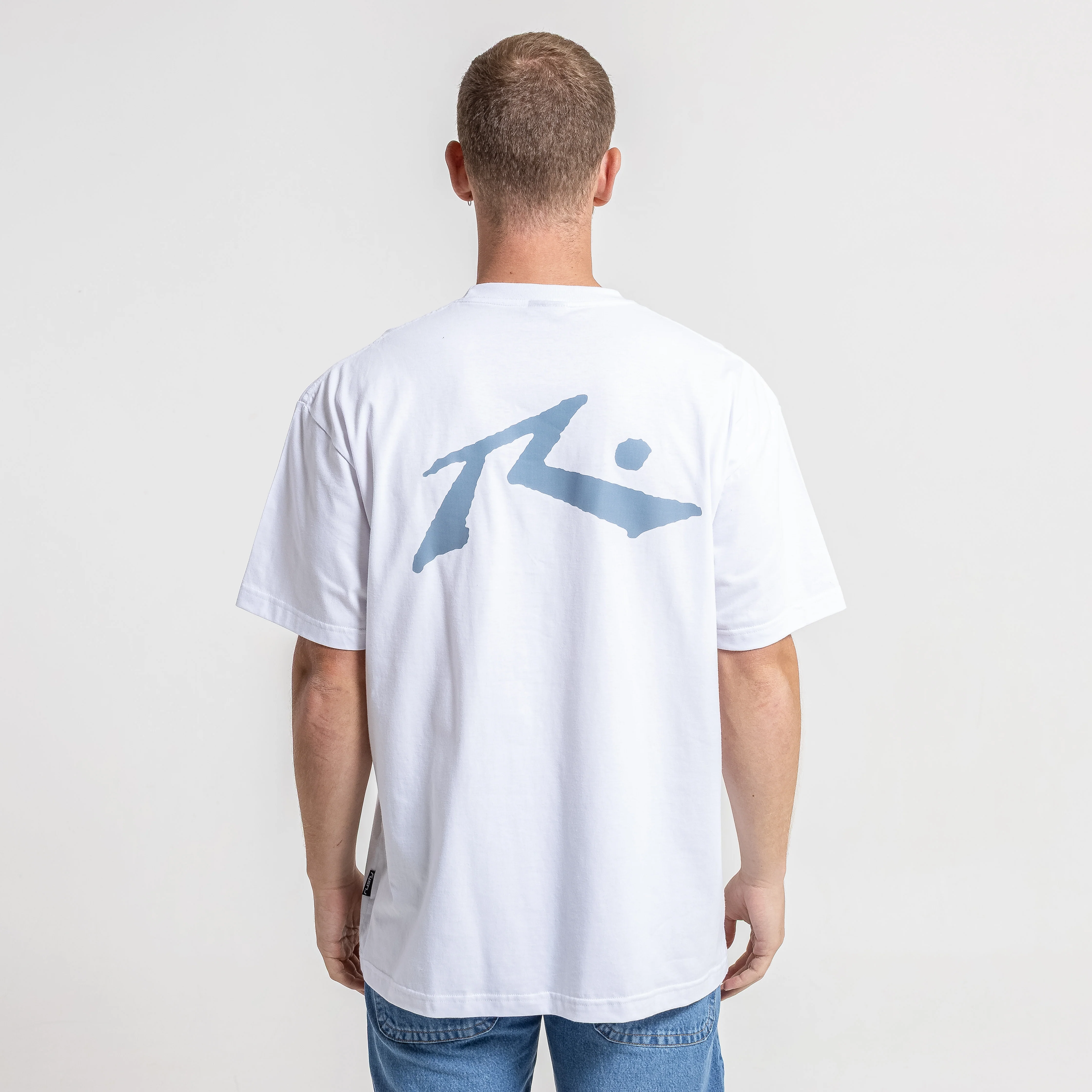 Remera Mc Rusty Competition V.2 Tee White/China Blue - Image 4