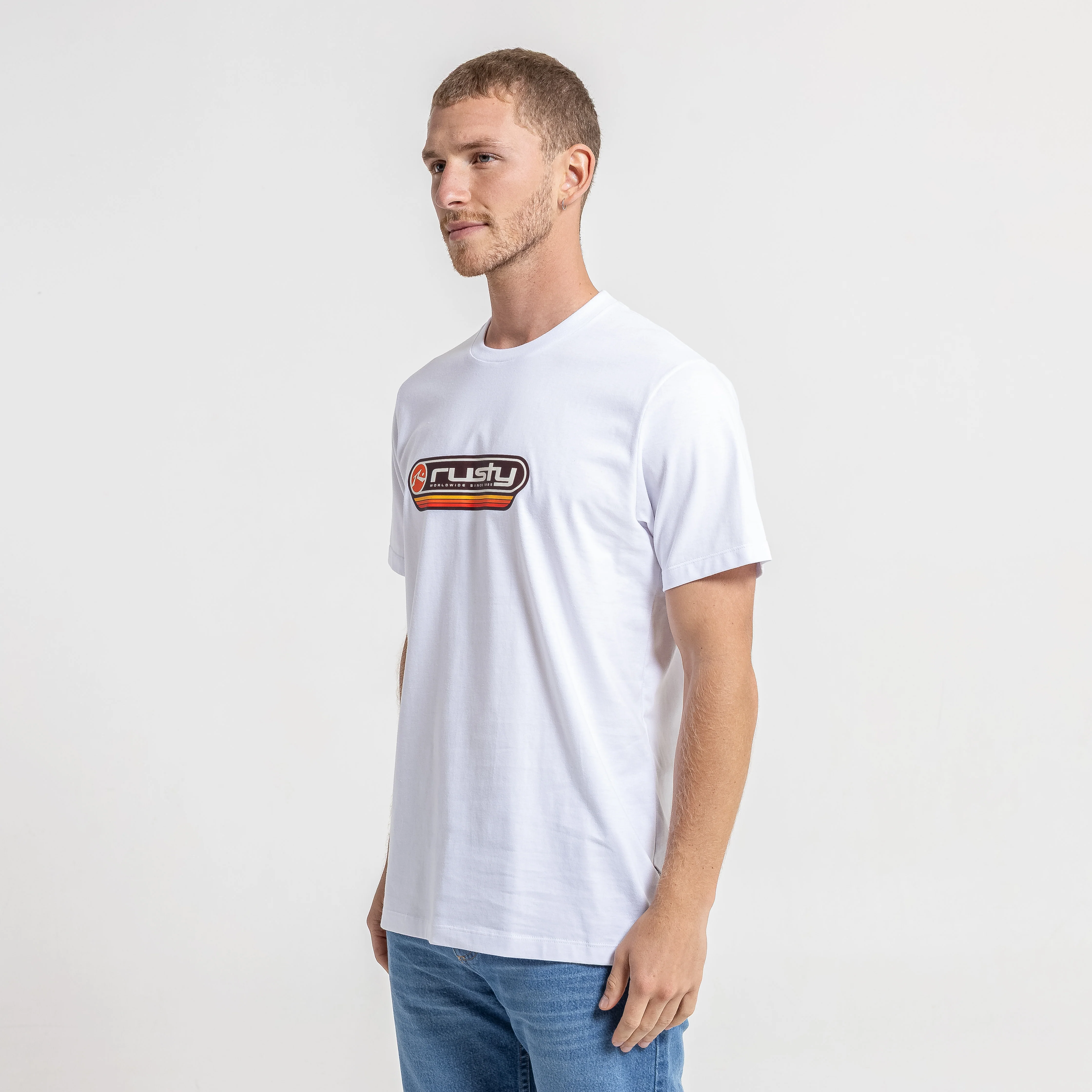 Remera Mc Rusty Half Moon Tee White - Image 3